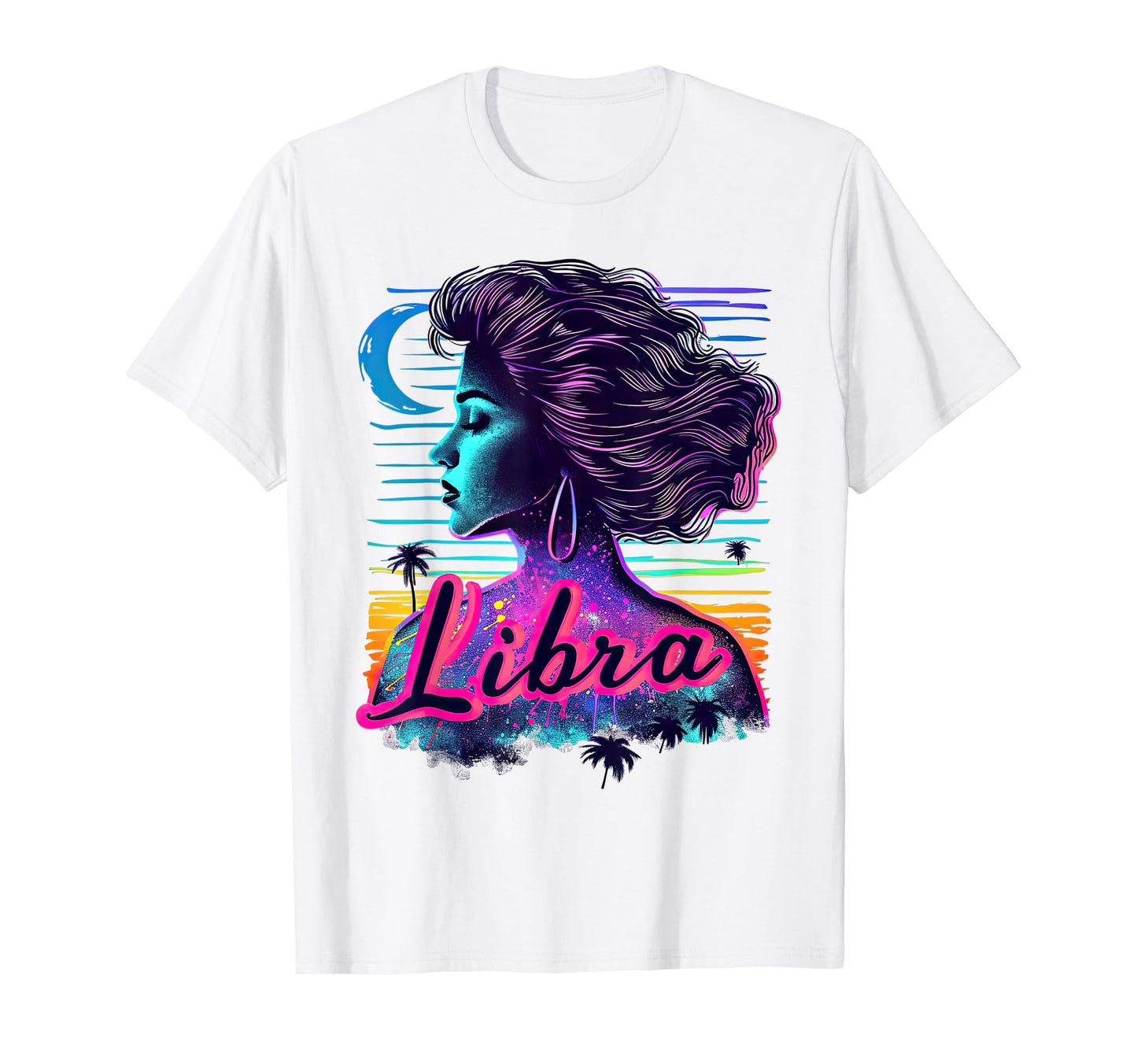 Libra Sign Vaporwave Aesthetic Zodiac T-Shirt - Novelty Apparel Men Women - T-Shirt, Sweatshirt, Hoodie