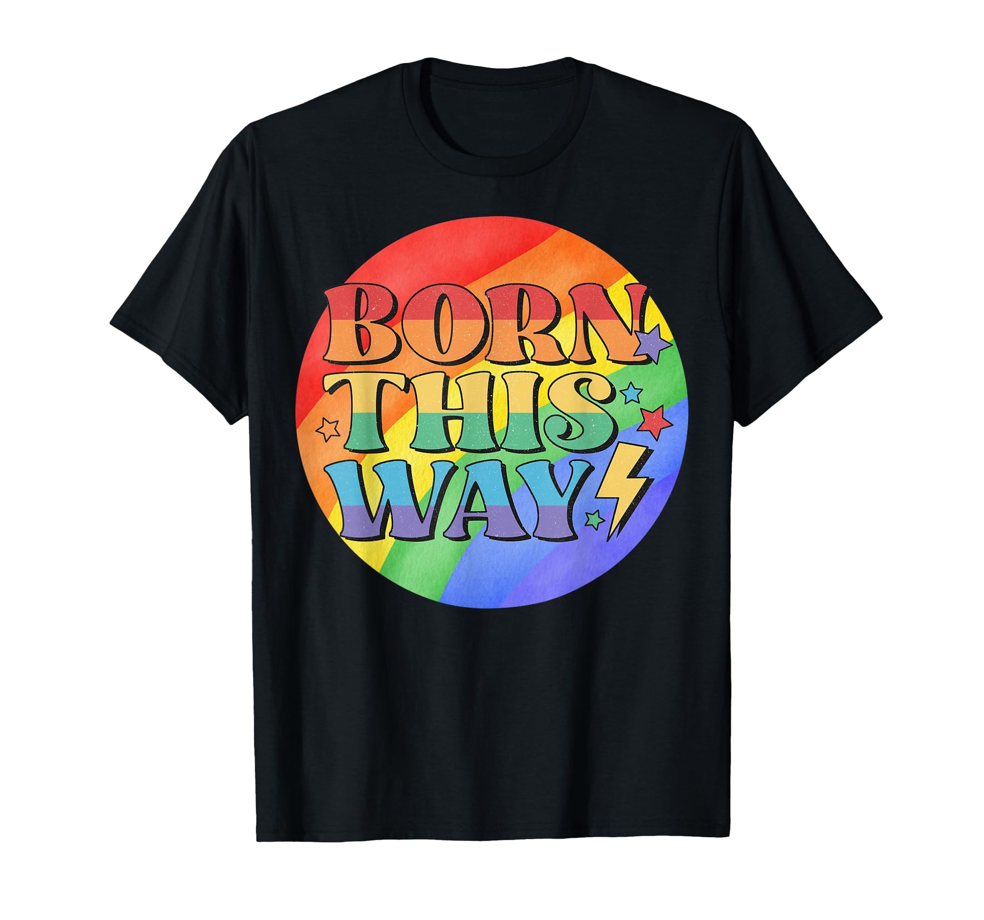 Born Way This Rainbow Pride Aesthetic T-Shirt - Streetwear Style Men Women - T-Shirt, Sweatshirt, Hoodie