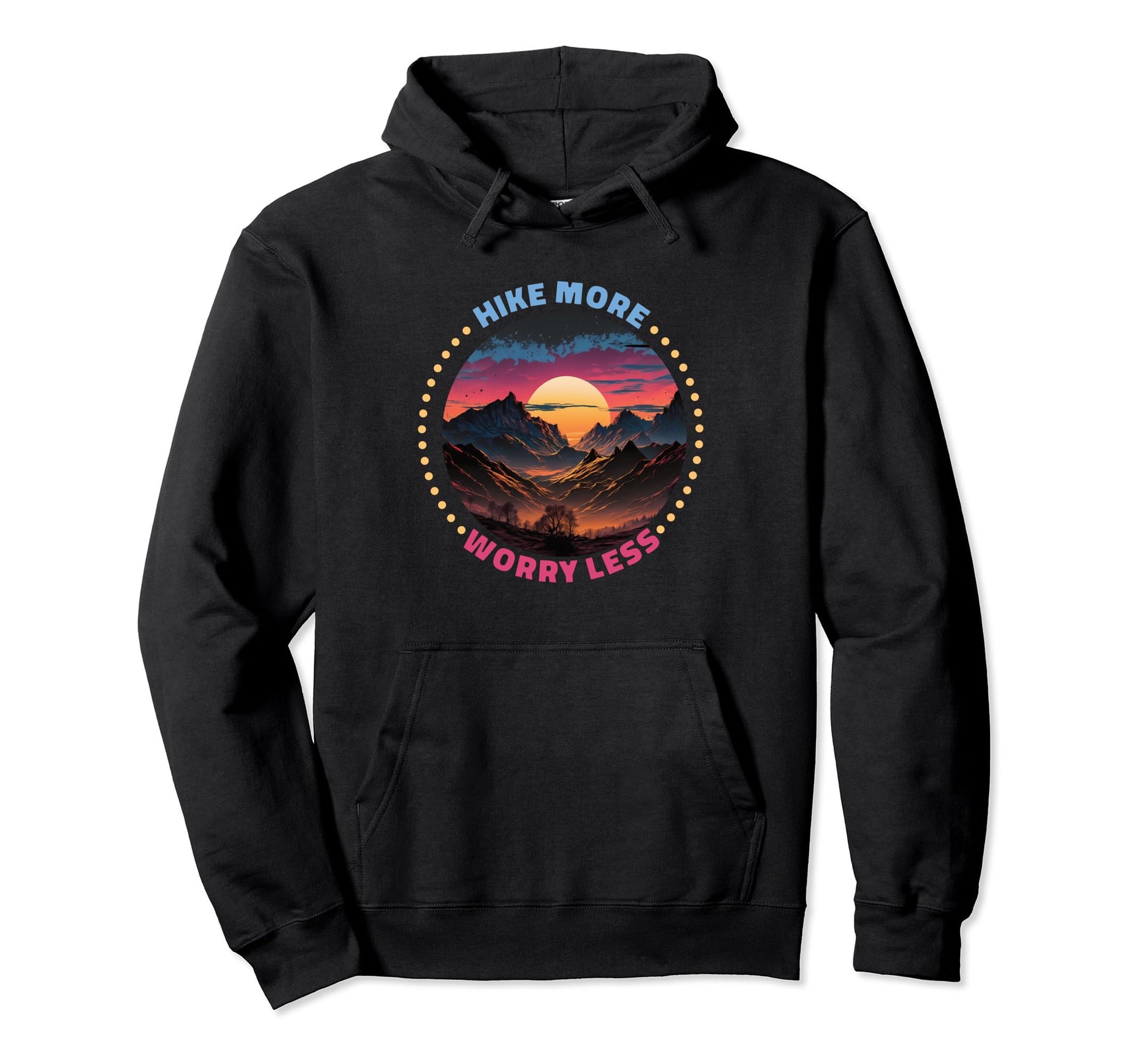 Outdoor Mountain Landscape And Hoodie - Minimalist Print Men Women - T-Shirt, Sweatshirt, Hoodie