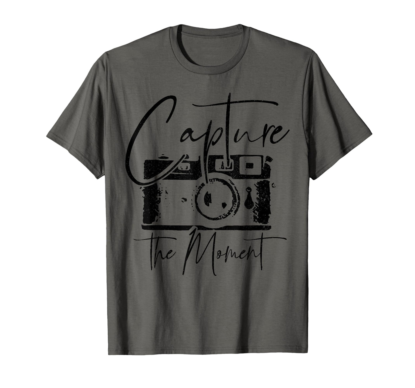 Photographer Gift Capture Moment Camera T-Shirt - Graphic Print for Adults - T-Shirt, Sweatshirt, Hoodie