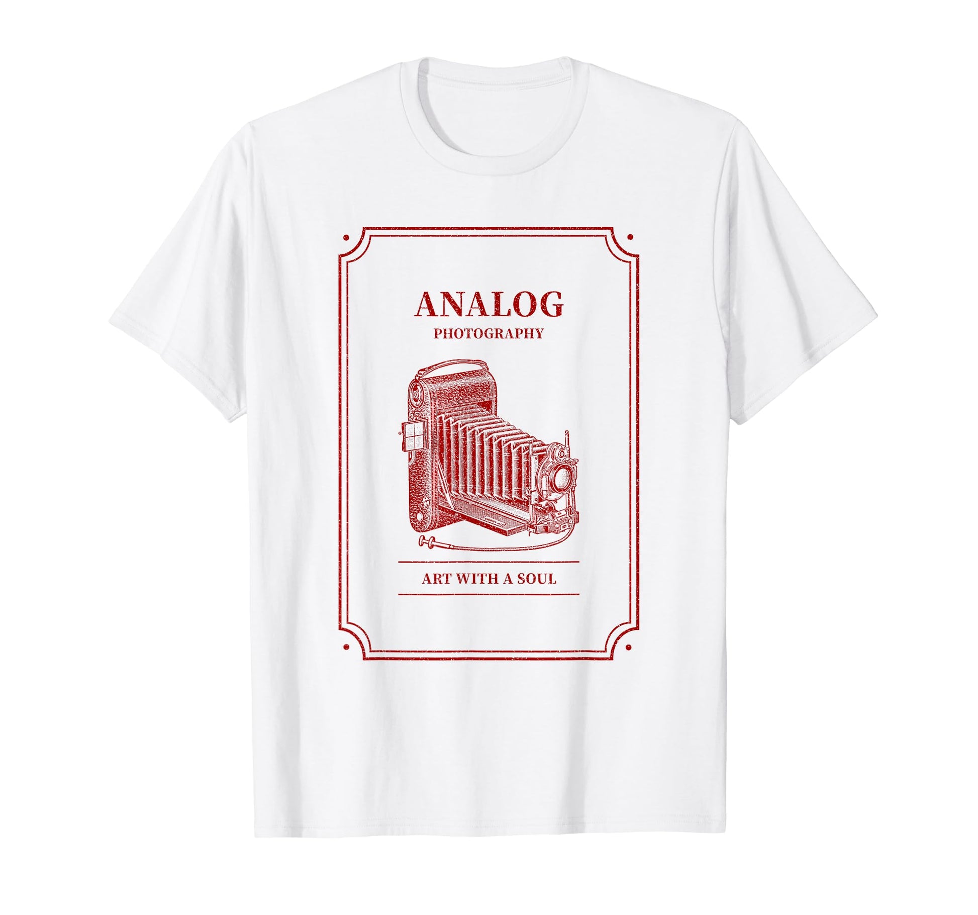 Analog Photography Art Soul Camera T-Shirt - Fun Novelty Design for Adults - T-Shirt, Sweatshirt, Hoodie
