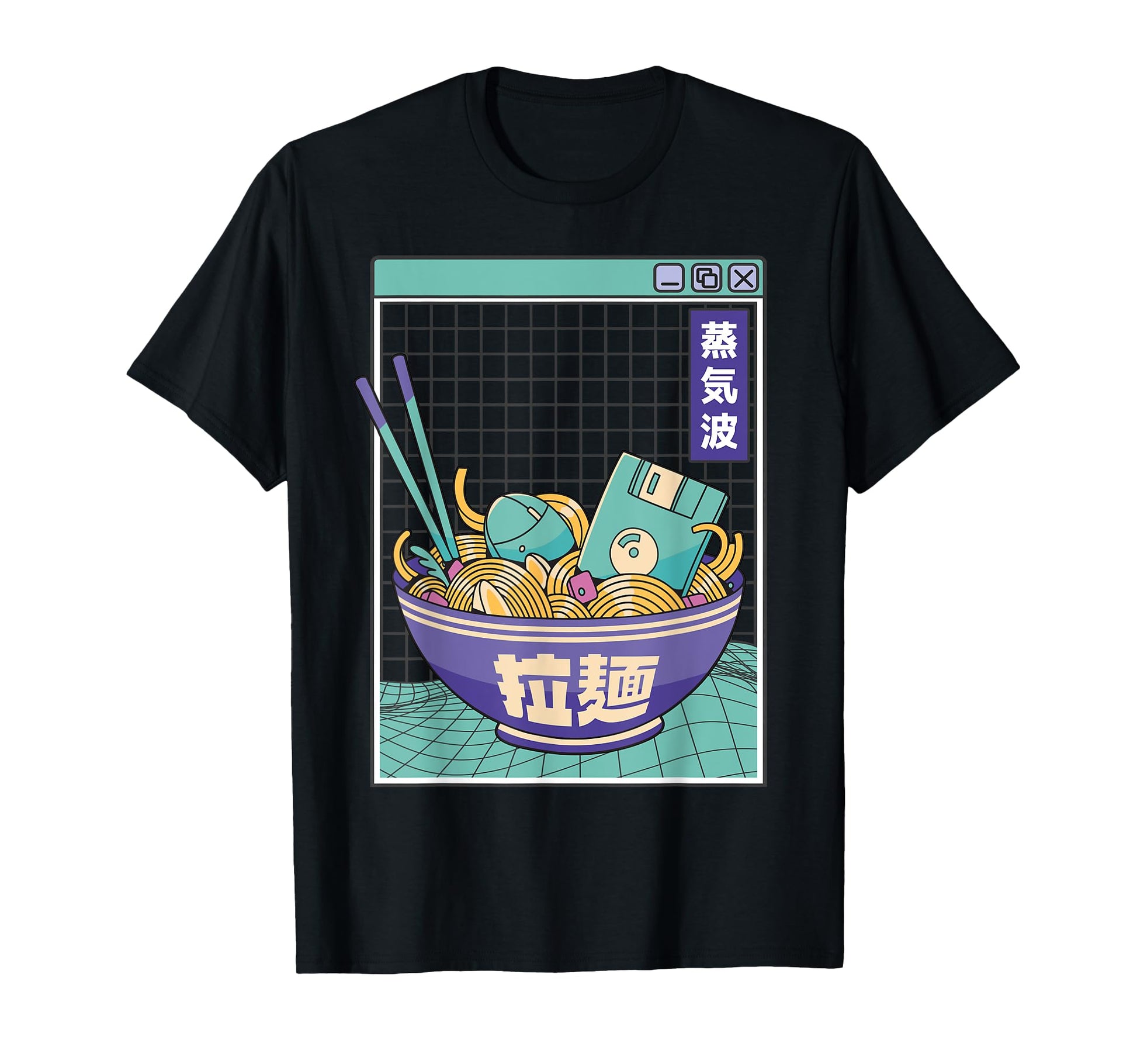Ramen Noodles Bowl Kawaii Weirdcore T-Shirt - Casual Everyday Wear Unisex - T-Shirt, Sweatshirt, Hoodie