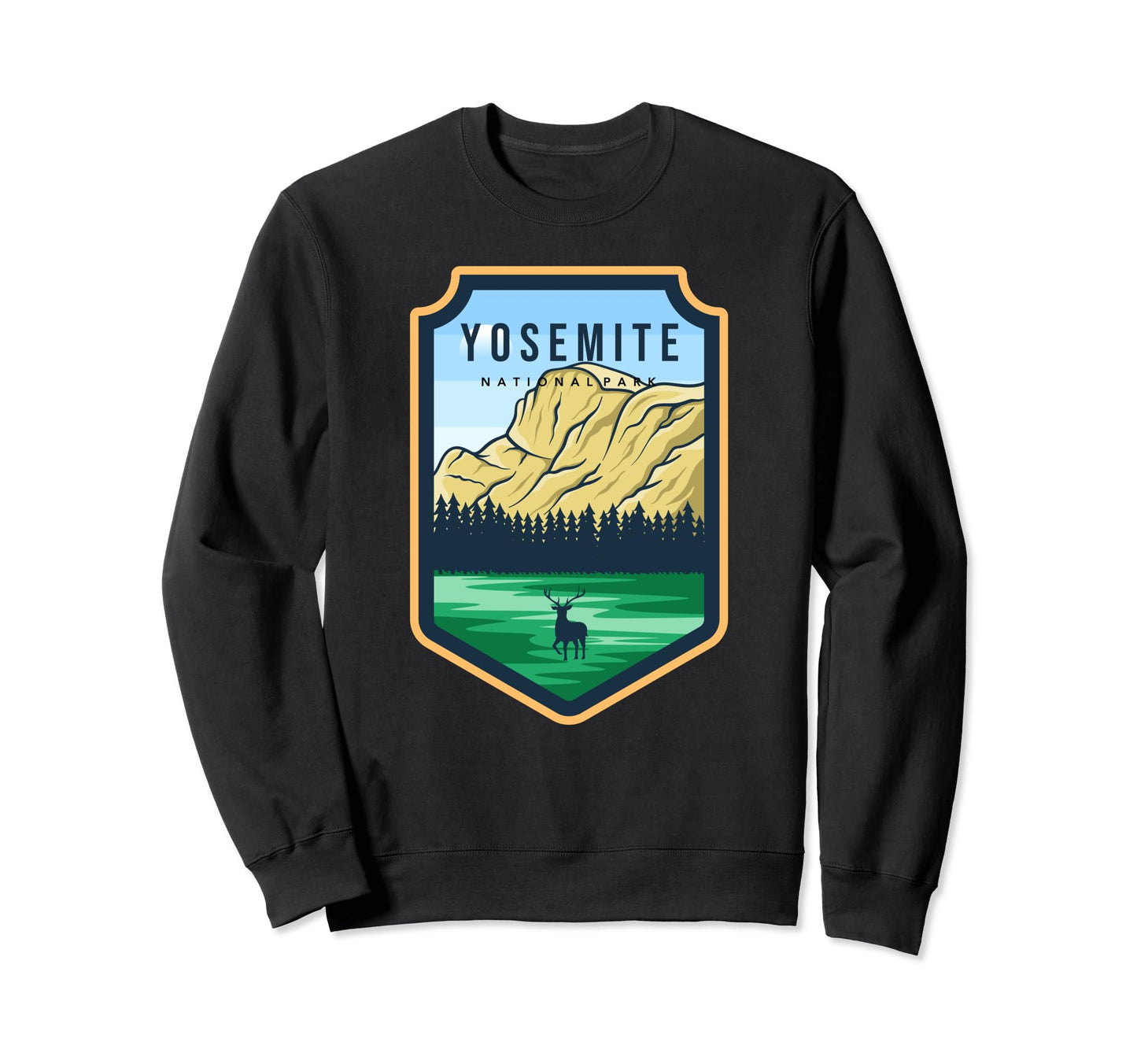 Yosemite National Park California Sweatshirt - Graphic Print for Adults - T-Shirt, Sweatshirt, Hoodie