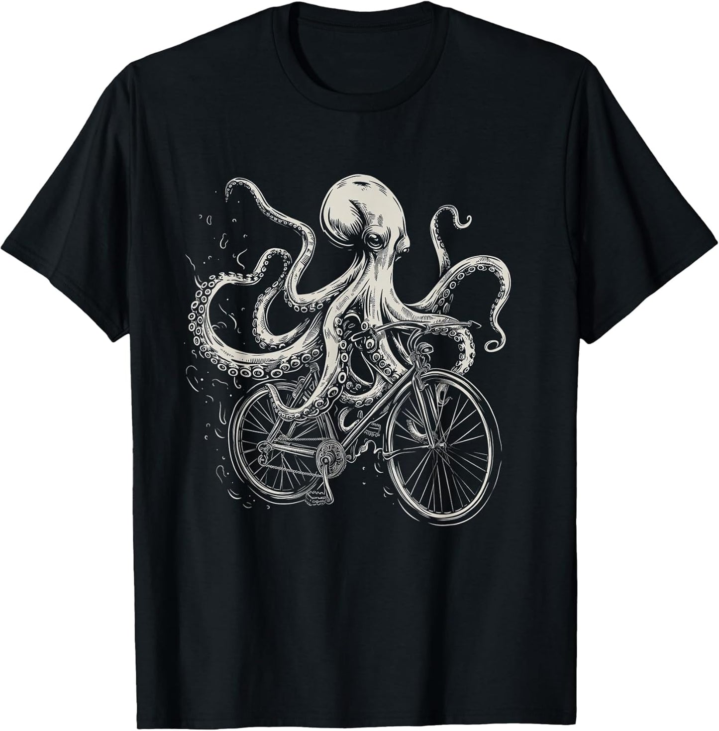Cycling Octopus - Adult & Kids T-Shirts, Sweatshirts & Hoodies apparel design preview 1
