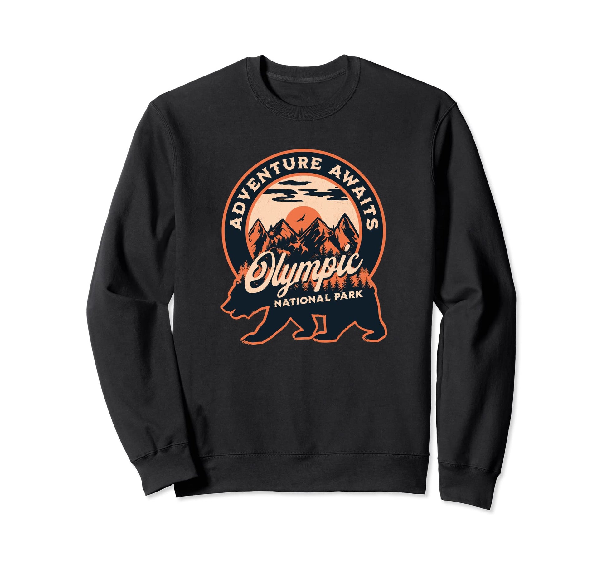 Olympic National Park Backpacking Sweatshirt - Unique Graphic Men Women - T-Shirt, Sweatshirt, Hoodie