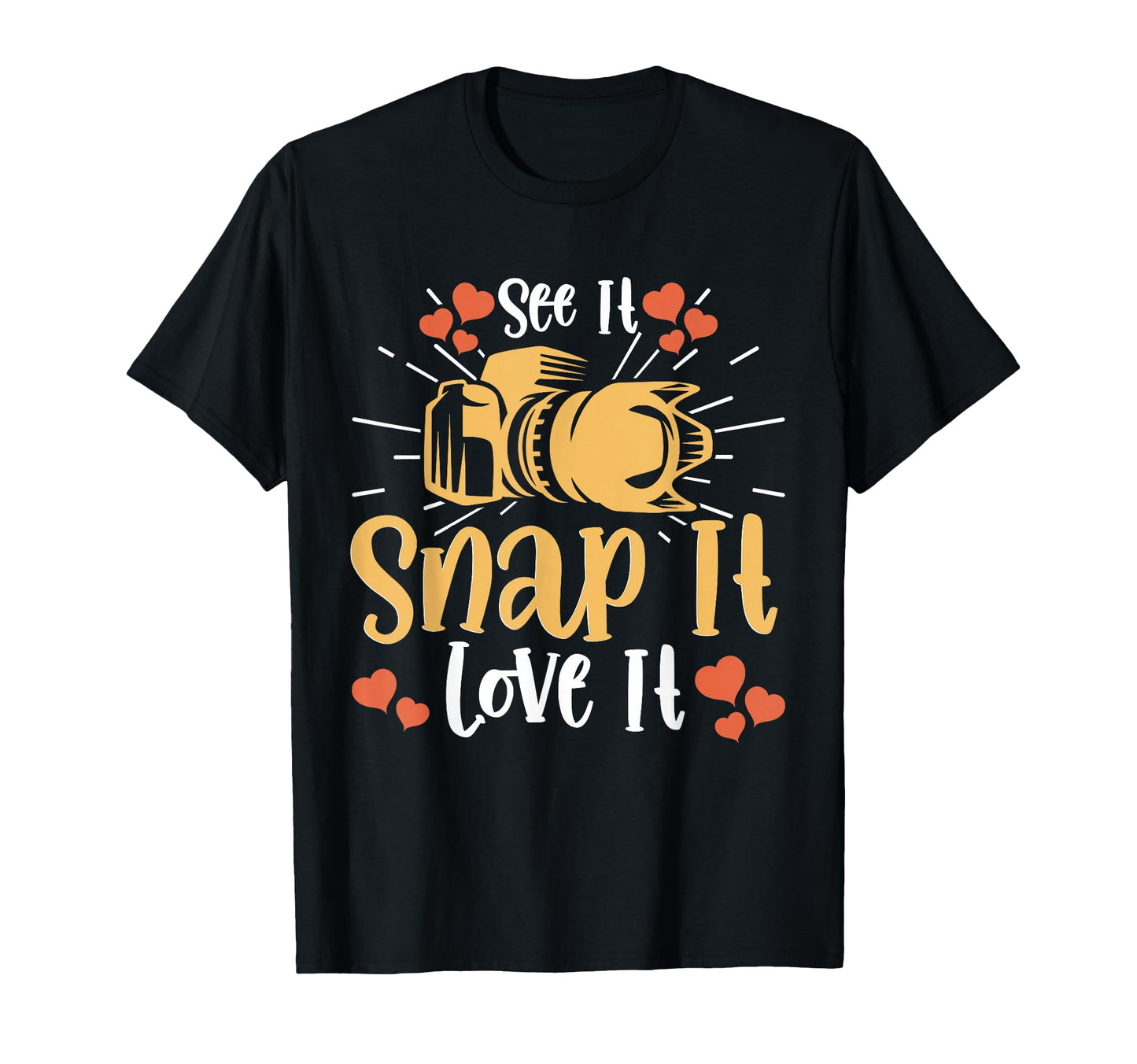 Photo Camera Photographer Flash T-Shirt - Casual Everyday Wear Men Women - T-Shirt, Sweatshirt, Hoodie