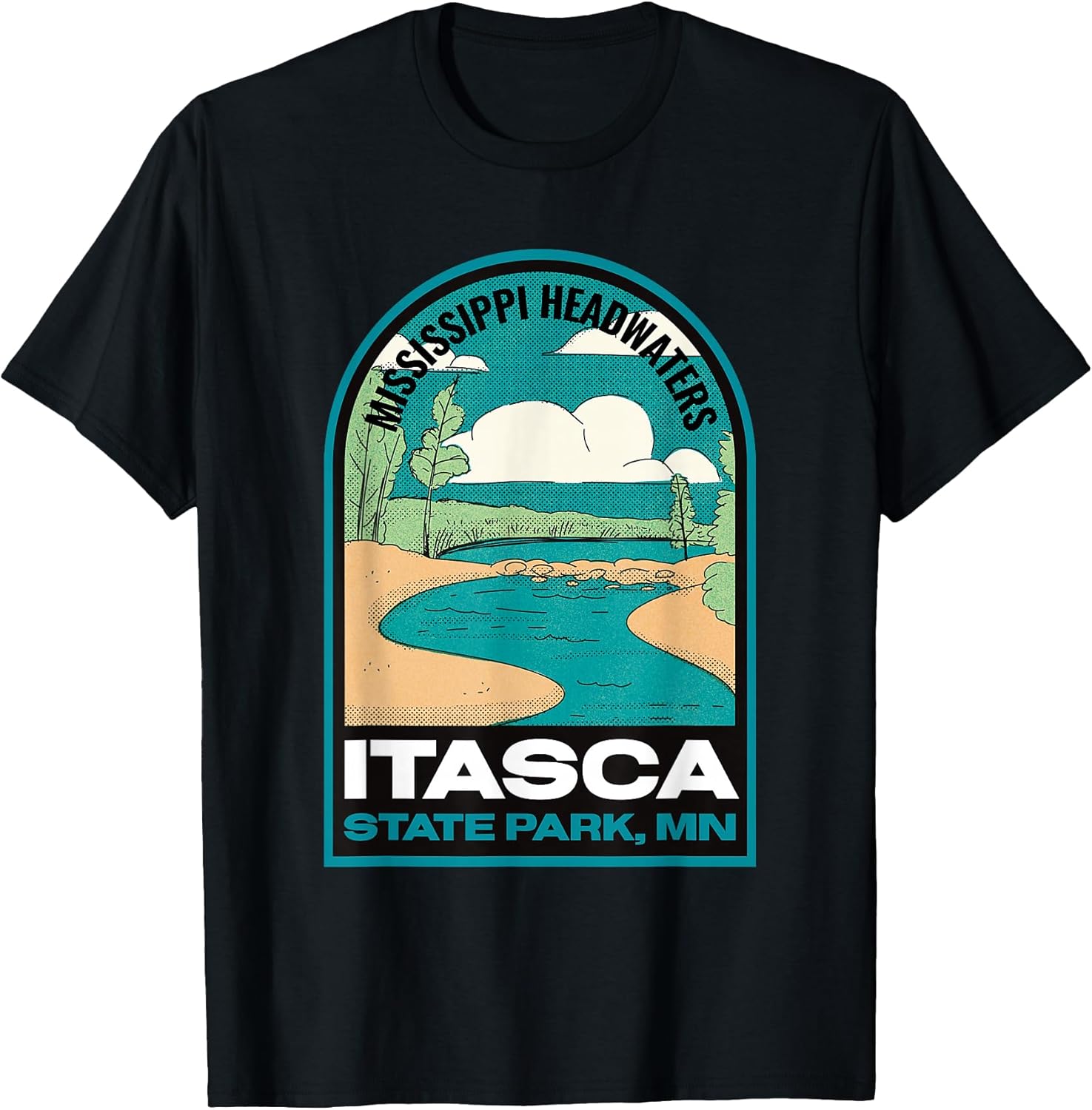 Itasca State Park Minnesota Merch - Adult & Kids T-Shirts, Sweatshirts & Hoodies apparel design preview 1