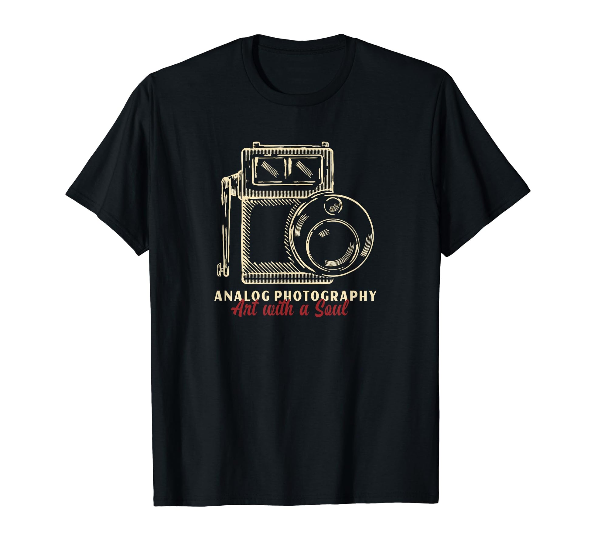 Analog Photography Art Soul Camera T-Shirt - Unique Graphic Men Women - T-Shirt, Sweatshirt, Hoodie