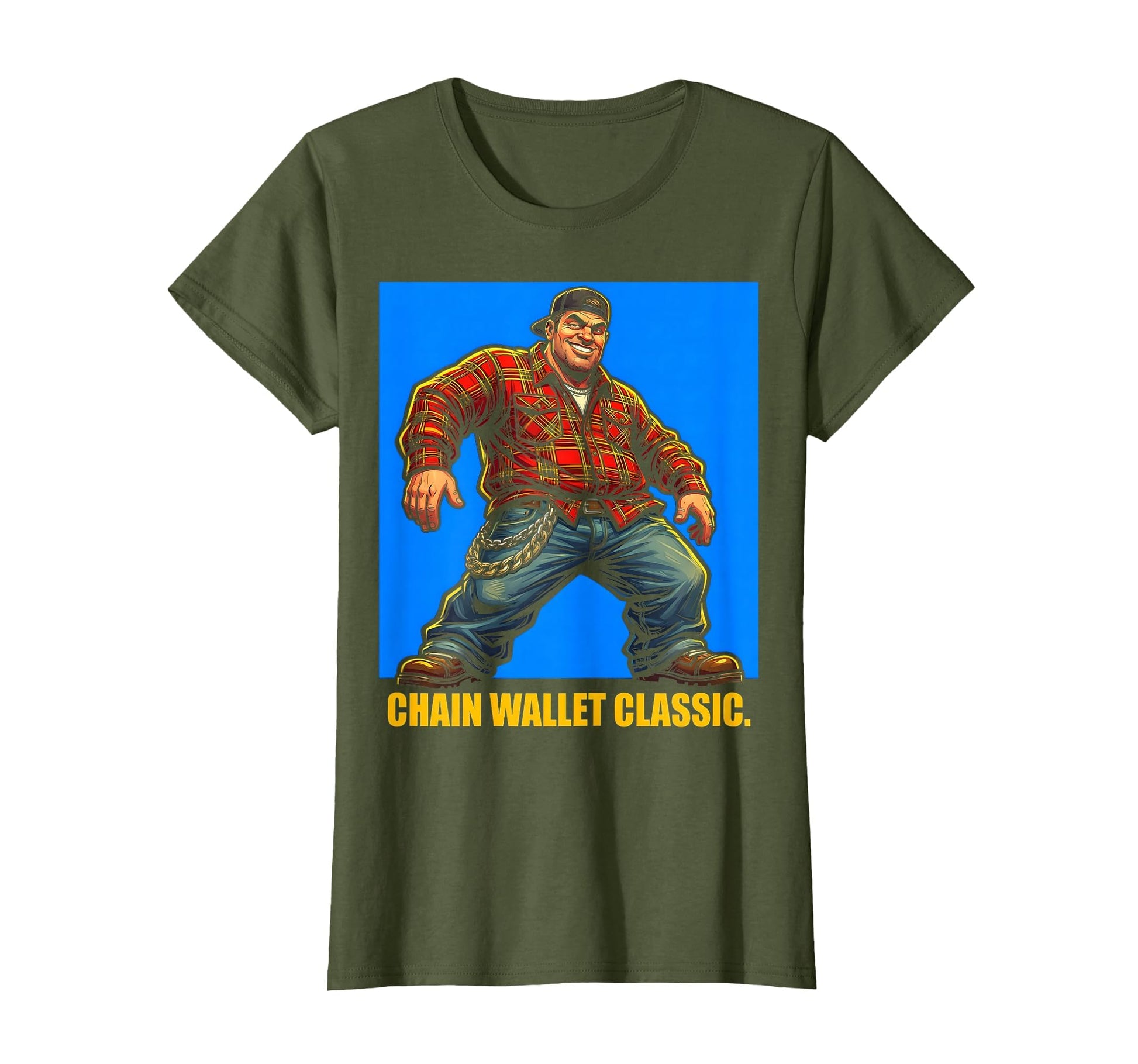 Chain Wallet 90S Nostalgia T-Shirt - Minimalist Print Men Women - T-Shirt, Sweatshirt, Hoodie