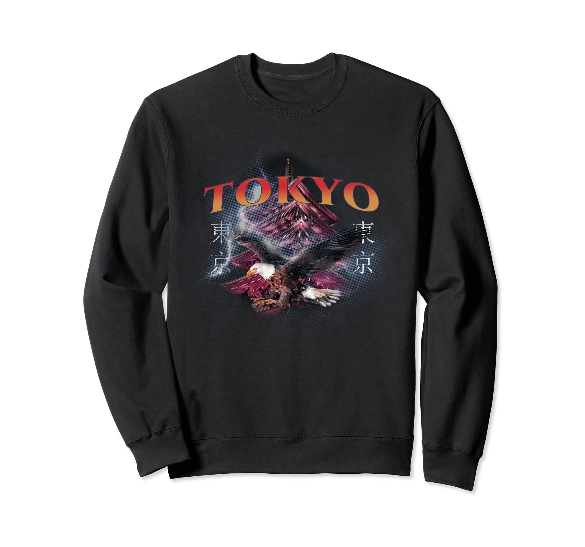 Japan Adler Grunge Vaporwave Sweatshirt - Trendy Graphic for Adults - T-Shirt, Sweatshirt, Hoodie