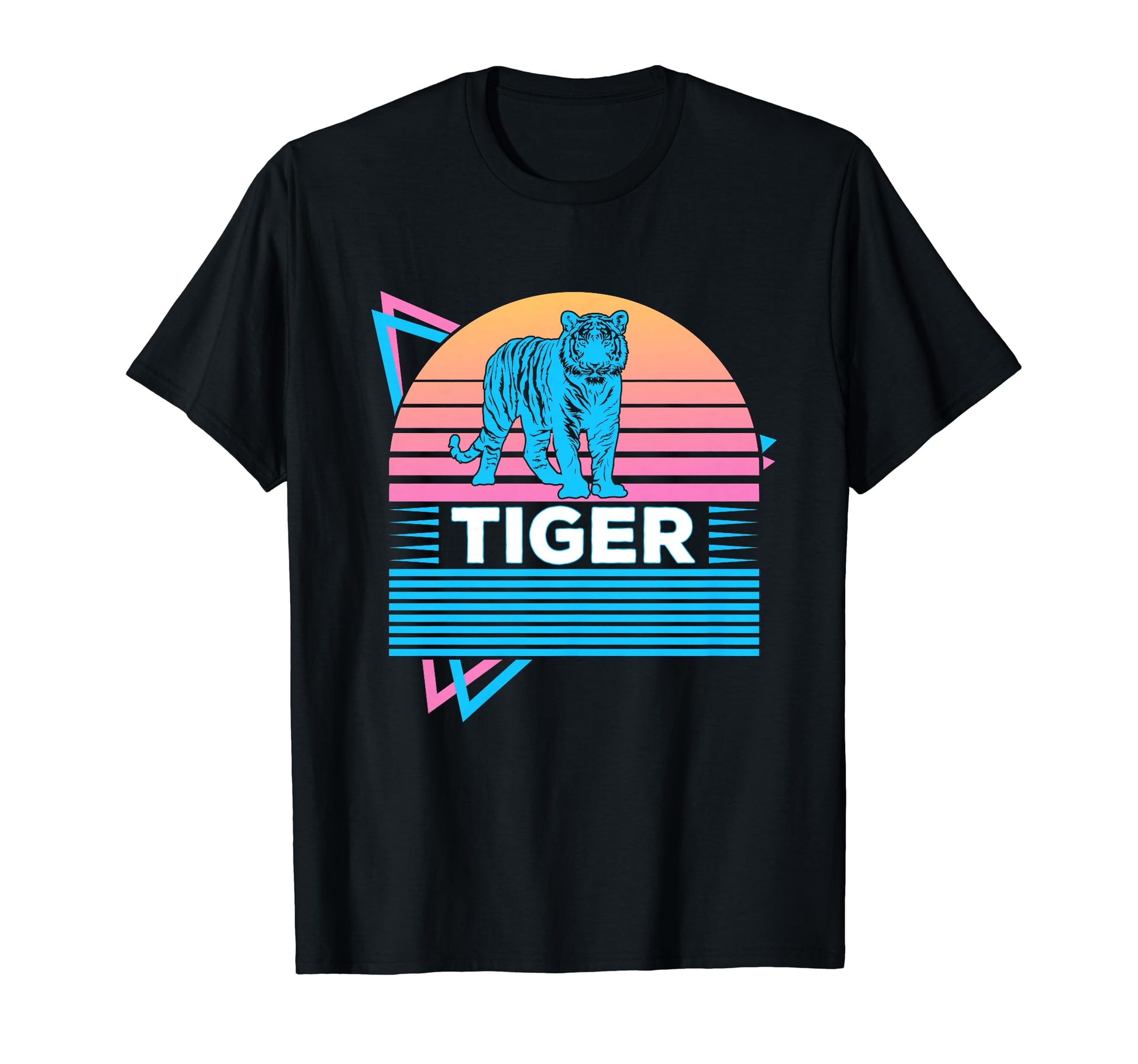 Tiger Vaporwave Aesthetic T-Shirt - Custom Art Print for Adults - T-Shirt, Sweatshirt, Hoodie