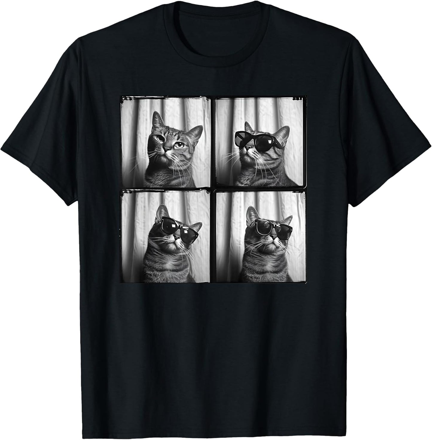 Tabby Cat With Sunglasses Photo Men Women Kids - Adult & Kids T-Shirts, Sweatshirts & Hoodies apparel design preview 1