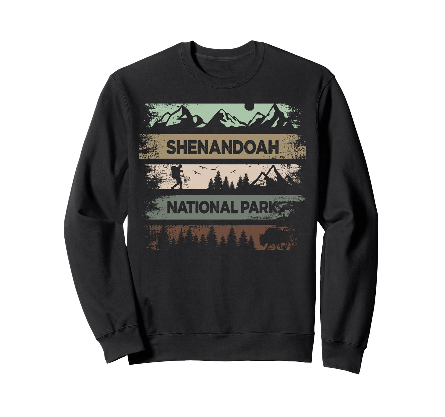 Shenandoah National Park Us Sweatshirt - Casual Everyday Wear for Adults - T-Shirt, Sweatshirt, Hoodie