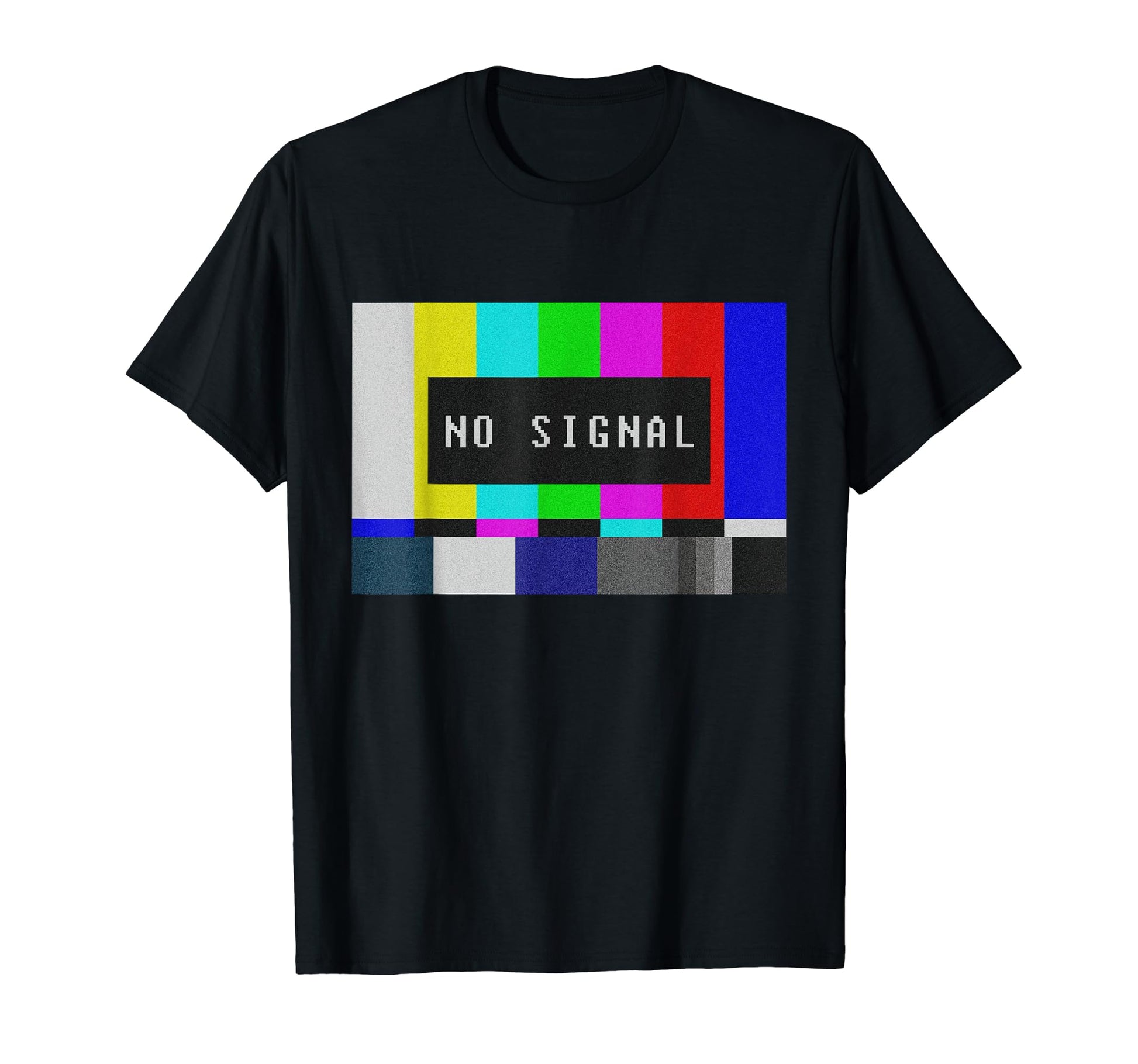 No Signal Tv Test Pattern Television T-Shirt - Casual Everyday Wear Unisex - T-Shirt, Sweatshirt, Hoodie