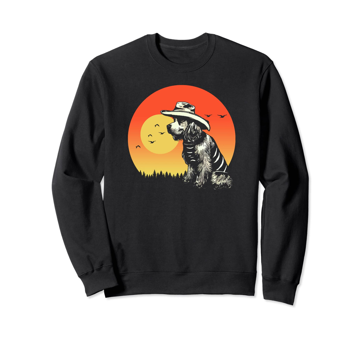 Cocker Spaniel Cowboy Funny Western Sweatshirt - Trendy Graphic for Adults - T-Shirt, Sweatshirt, Hoodie