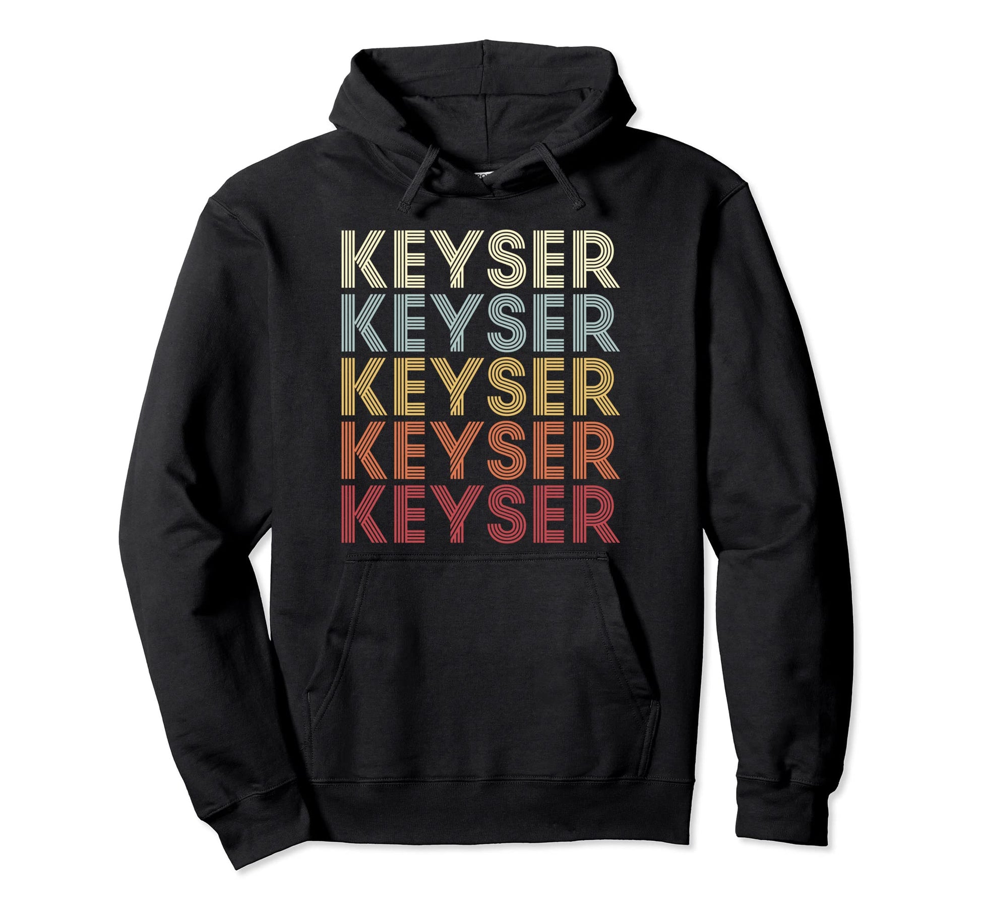 Keyser West Virginia Keyser Wv Text Hoodie - Trendy Graphic for Adults - T-Shirt, Sweatshirt, Hoodie