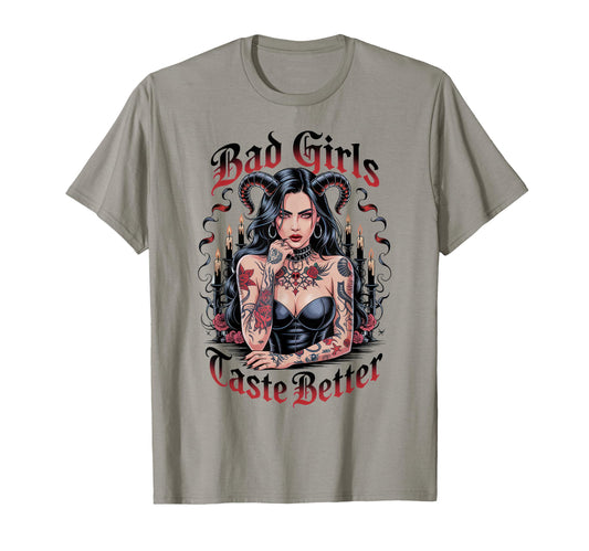 Bad Taste Better Tattoo Lover Halloween T-Shirt - Unique Graphic Unisex - T-Shirt, Sweatshirt, Hoodie
