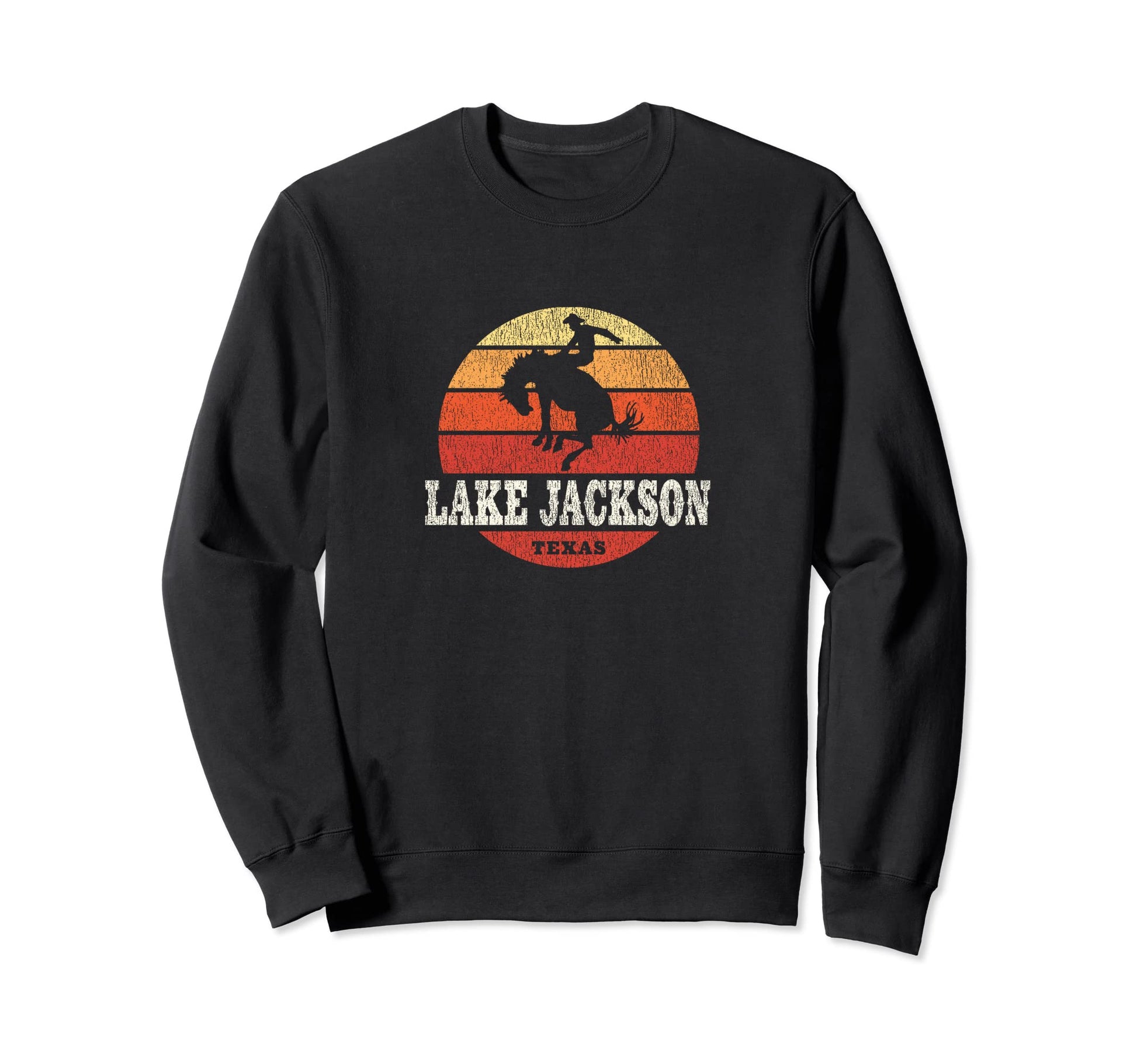 Lake Jackson Tx Country Western Sweatshirt - Casual Everyday Wear Men Women - T-Shirt, Sweatshirt, Hoodie