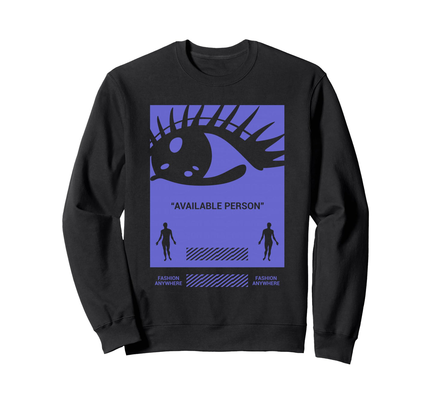 Available Person Sad Aesthetic Edgy Sweatshirt - Graphic Print Unisex - T-Shirt, Sweatshirt, Hoodie