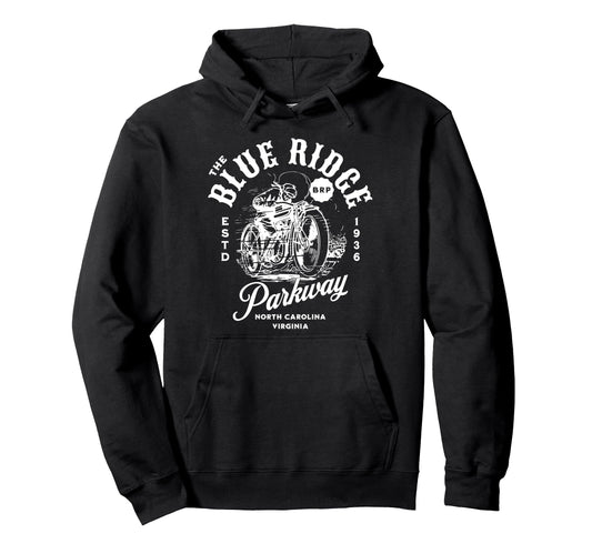 Blue Ridge Parkway Brp Motorcycle Hoodie - Aesthetic Graphic Men Women - T-Shirt, Sweatshirt, Hoodie