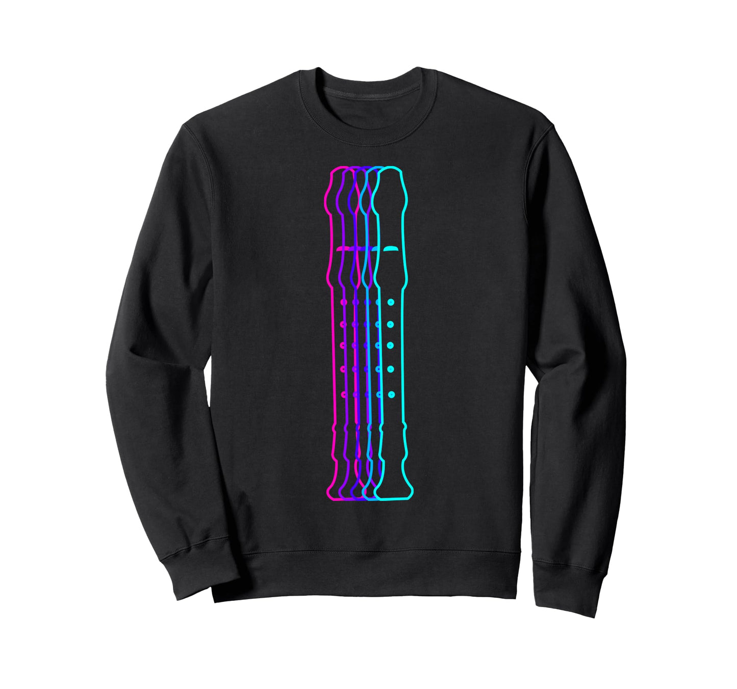 Flute Instrument Flutist Vaporwave Sweatshirt - Aesthetic Graphic Unisex - T-Shirt, Sweatshirt, Hoodie