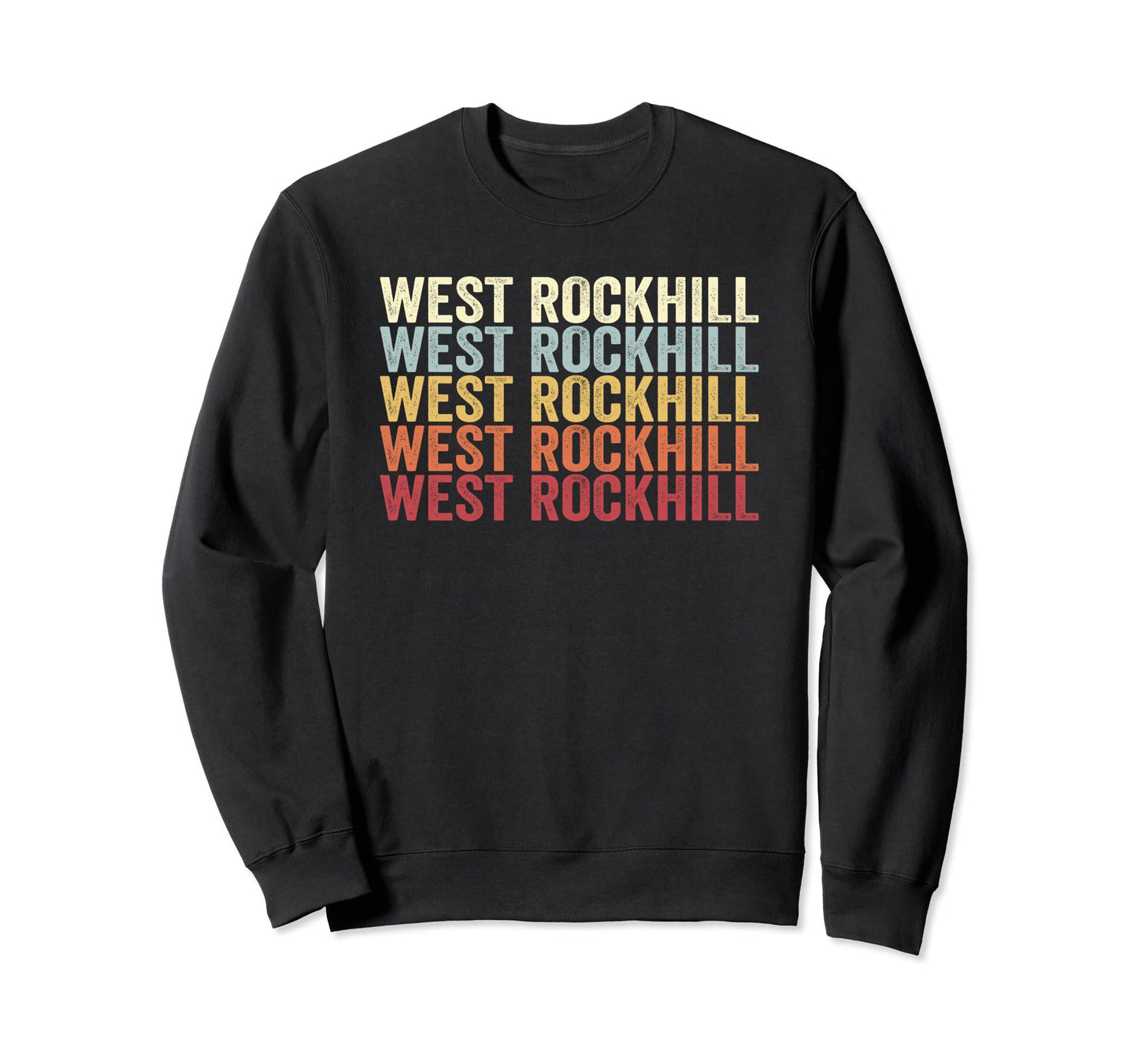West Rockhill Pennsylvania West Sweatshirt - Custom Art Print for Adults - T-Shirt, Sweatshirt, Hoodie