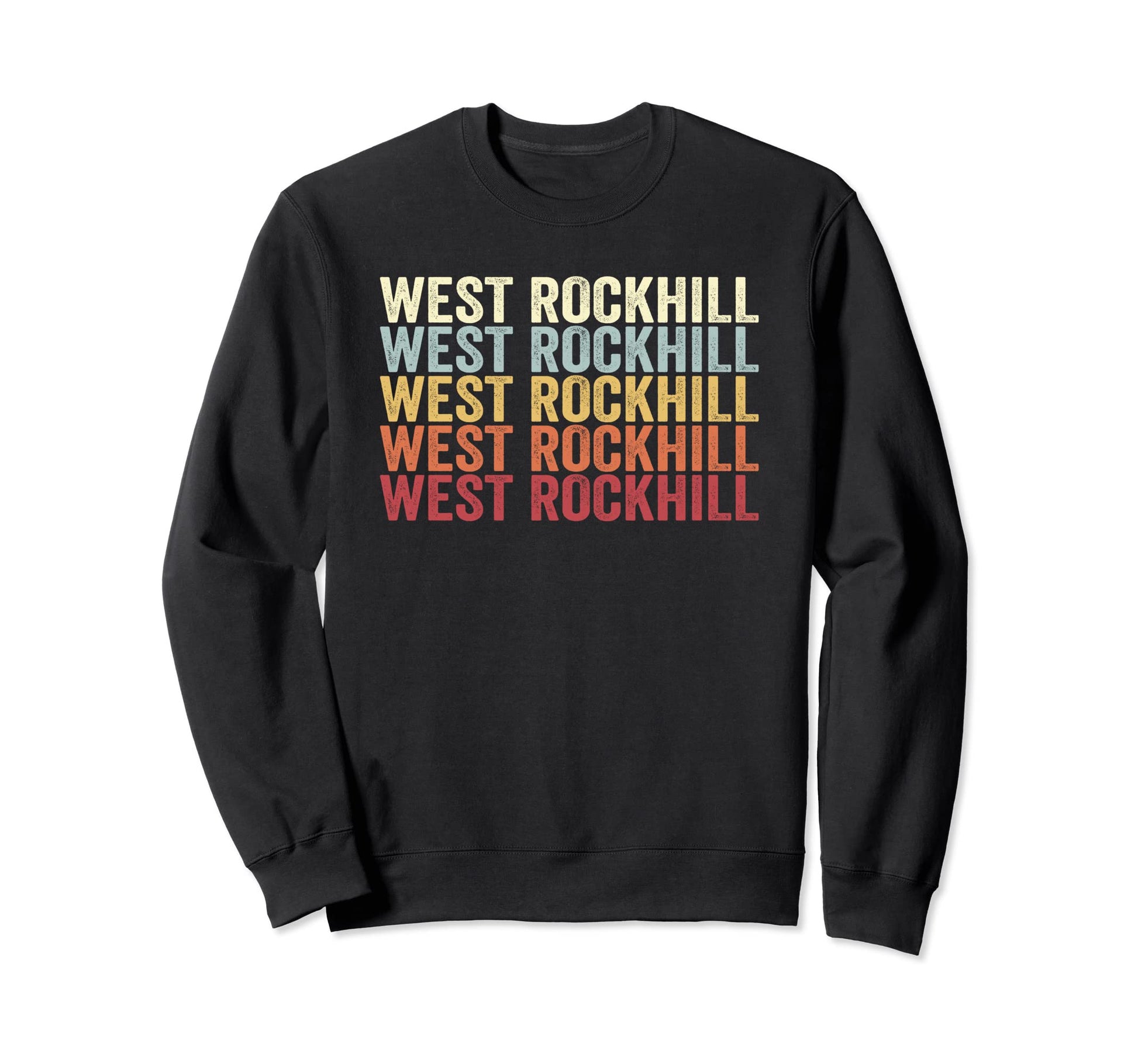 West Rockhill Pennsylvania West Sweatshirt - Custom Art Print for Adults - T-Shirt, Sweatshirt, Hoodie