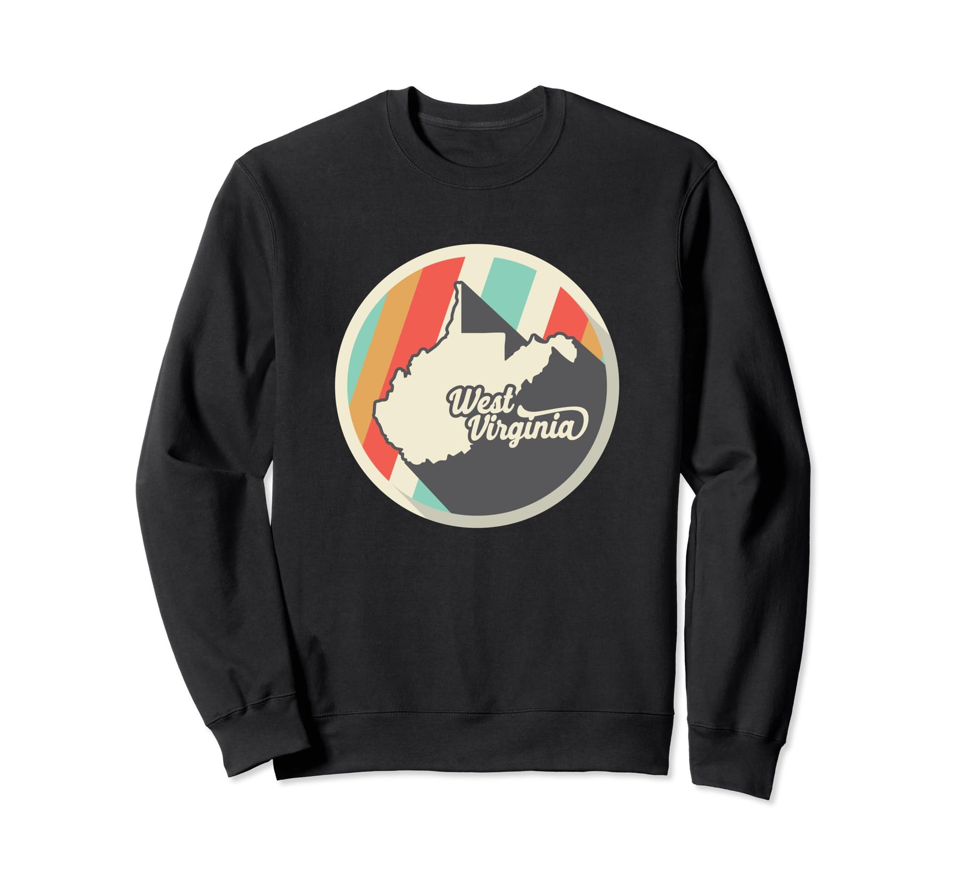 West Virginia Wv Home State Teal Sweatshirt - Graphic Print Unisex - T-Shirt, Sweatshirt, Hoodie