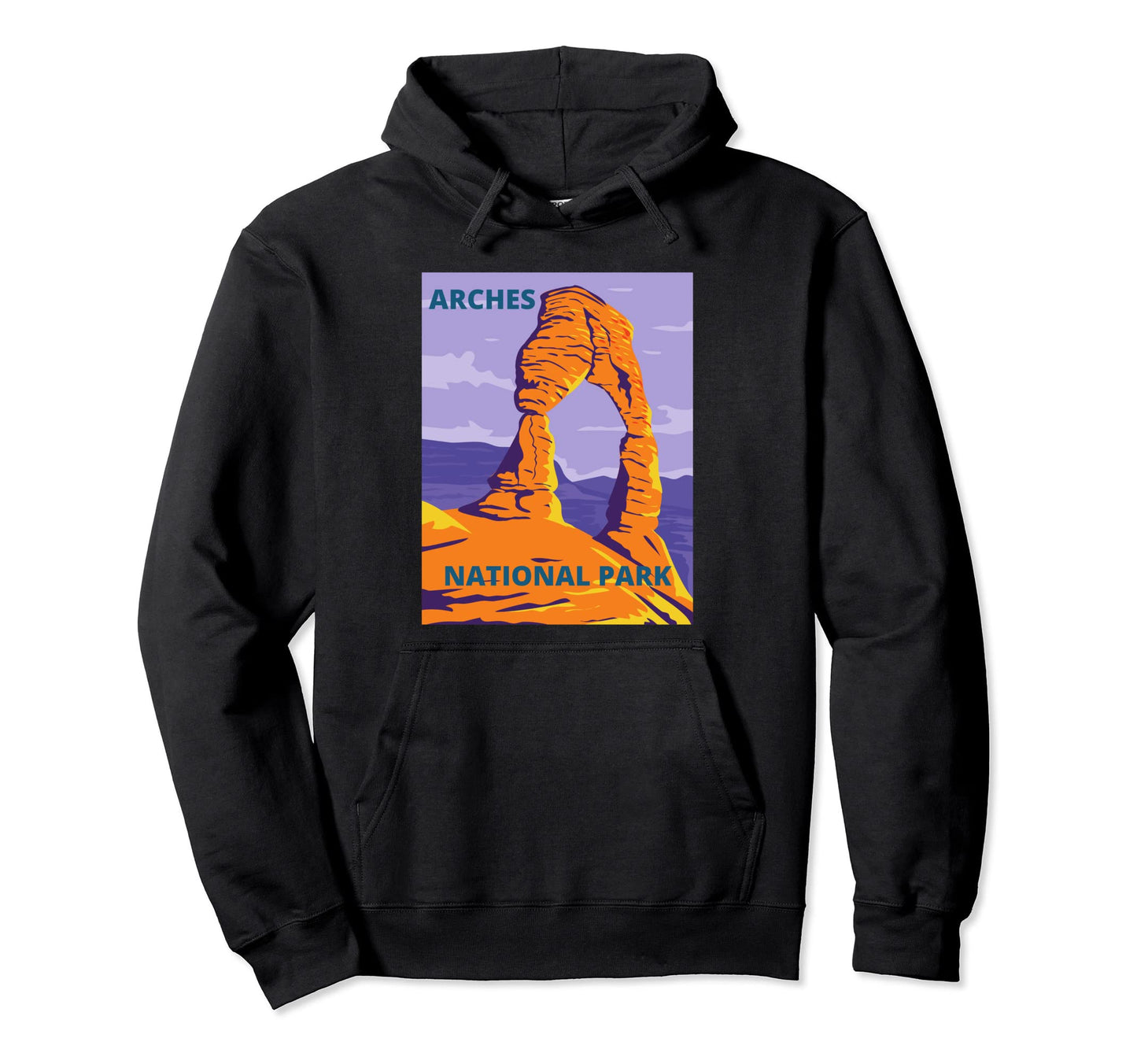 Arches National Park Utah Souvenir Hoodie - Graphic Print for Adults - T-Shirt, Sweatshirt, Hoodie