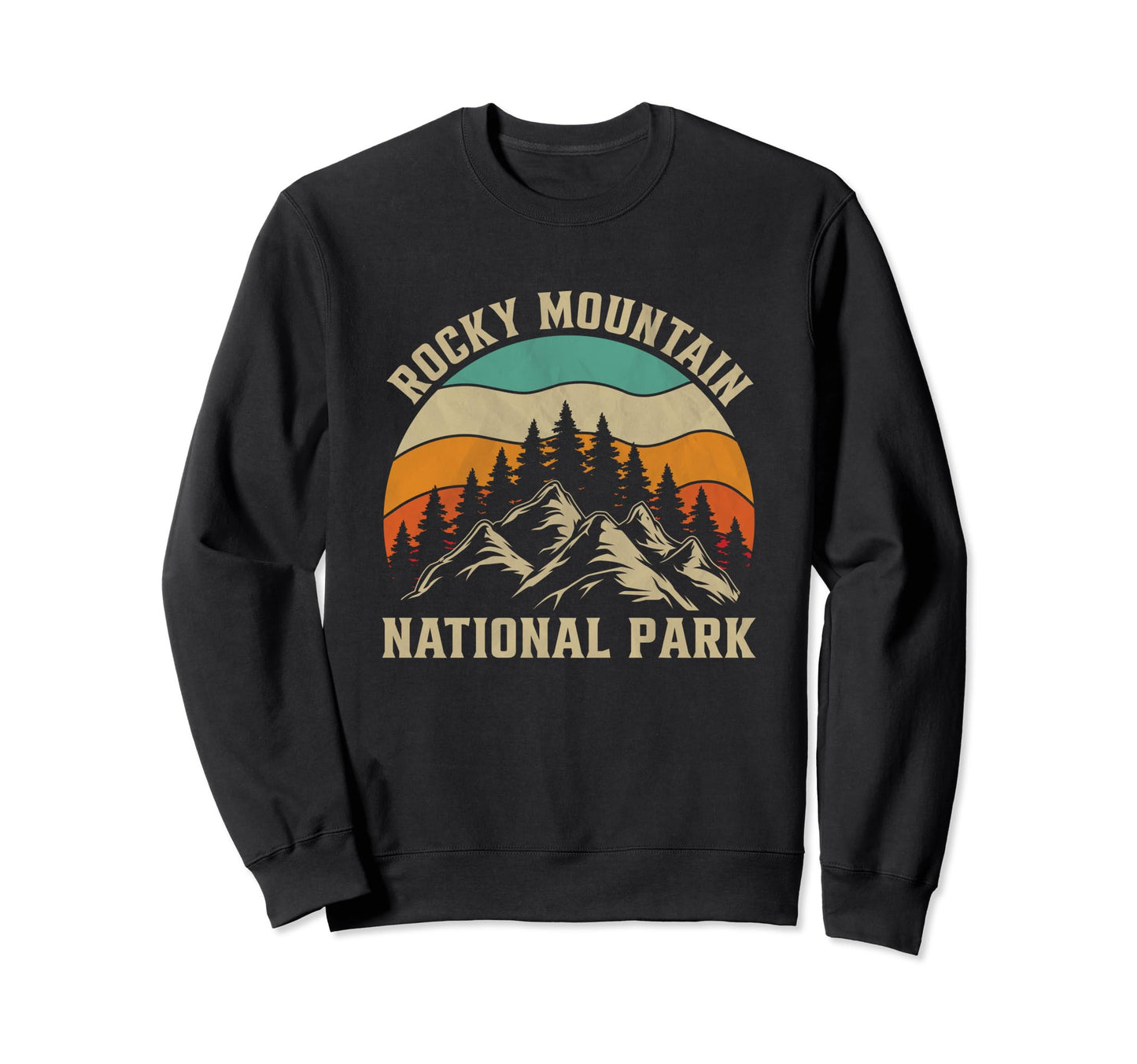 Rocky Mountain National Park Sweatshirt - Trendy Graphic Unisex - T-Shirt, Sweatshirt, Hoodie