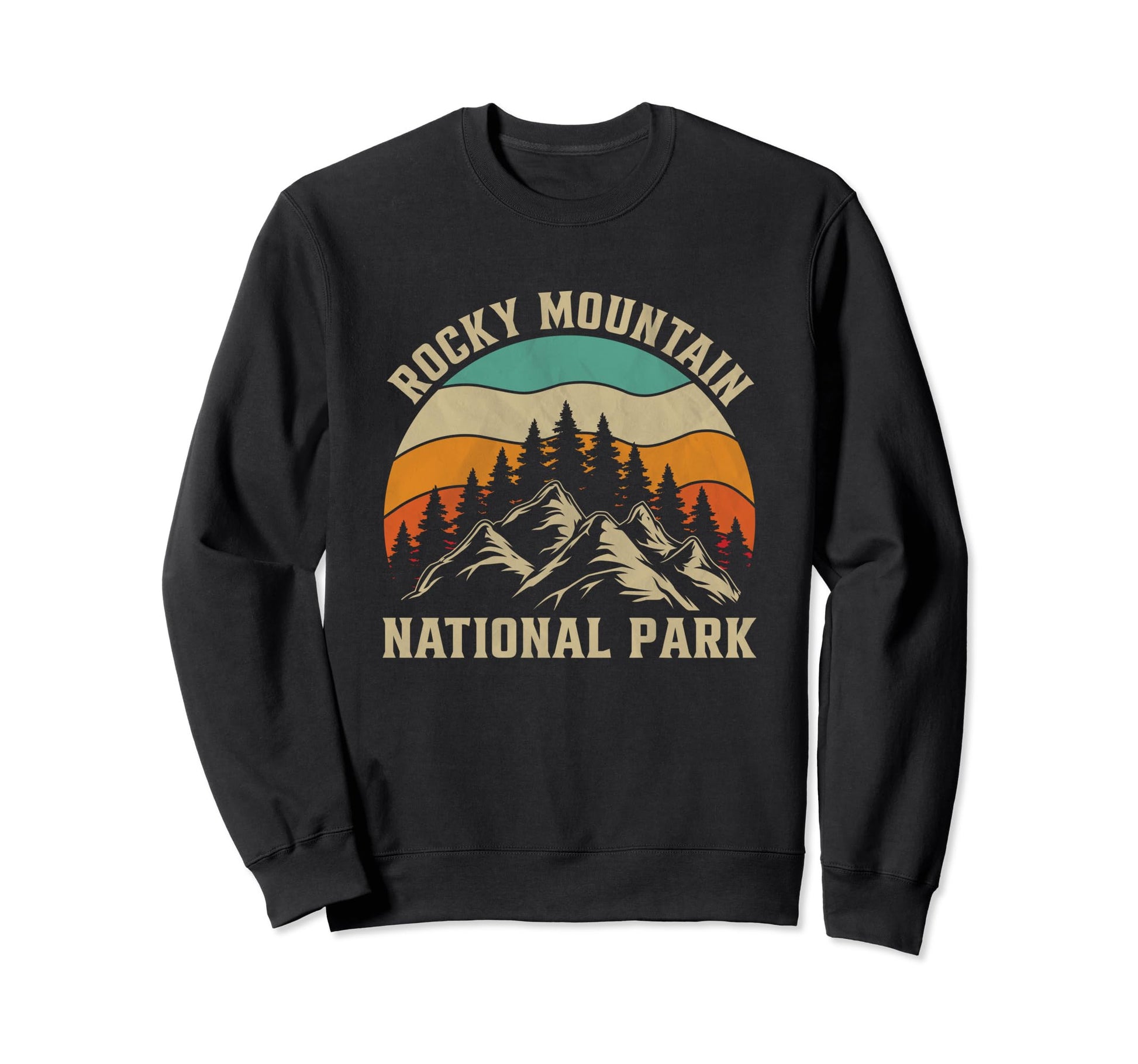 Rocky Mountain National Park Sweatshirt - Trendy Graphic Unisex - T-Shirt, Sweatshirt, Hoodie