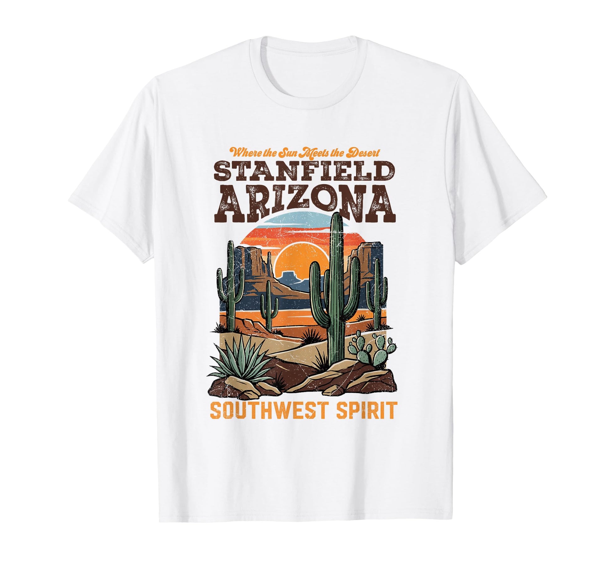 Stanfield Az Southwest Desert T-Shirt - Casual Everyday Wear for Adults - T-Shirt, Sweatshirt, Hoodie