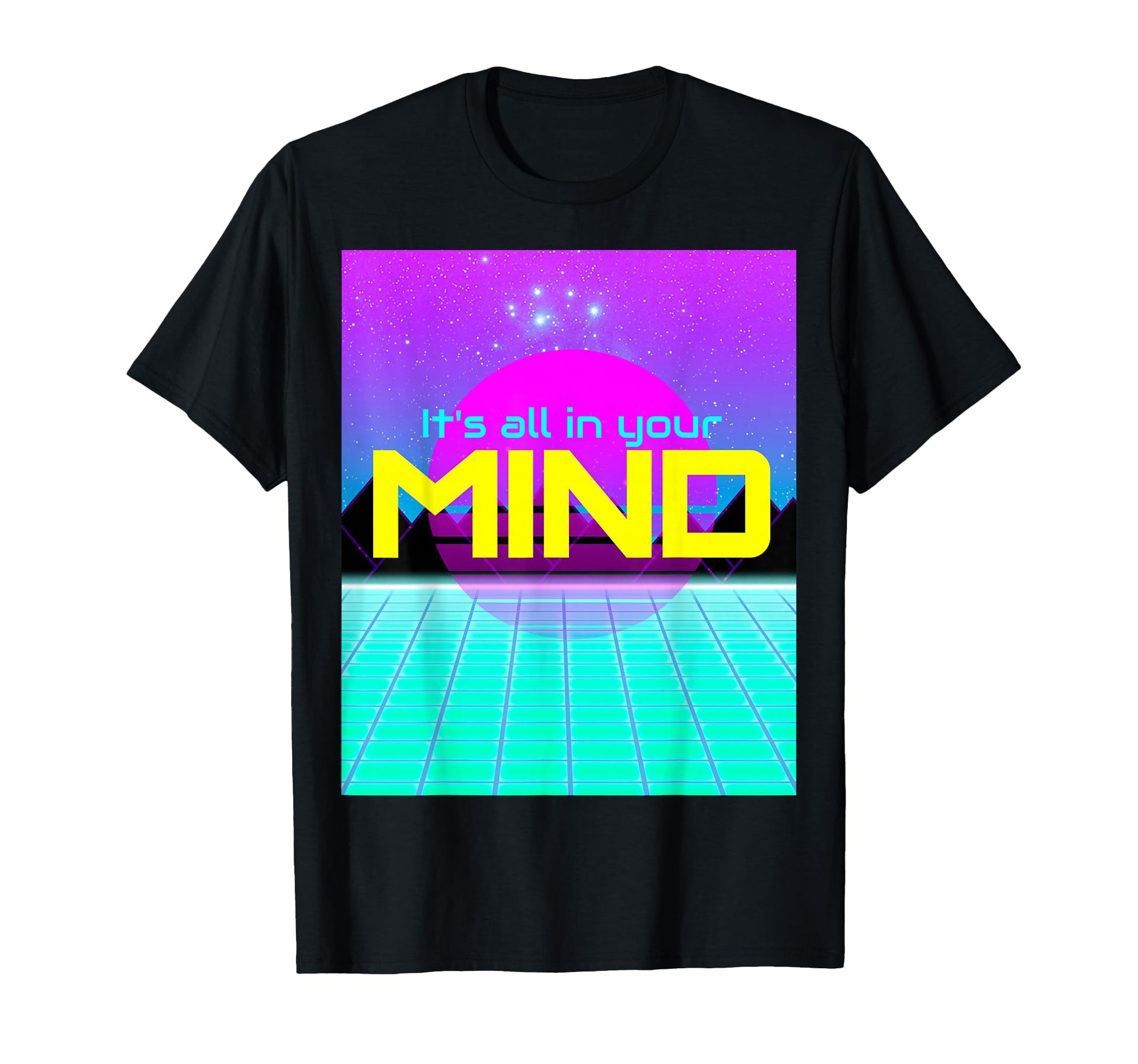 Vaporwave Its All Your Mind 80S T-Shirt - Aesthetic Graphic Men Women - T-Shirt, Sweatshirt, Hoodie