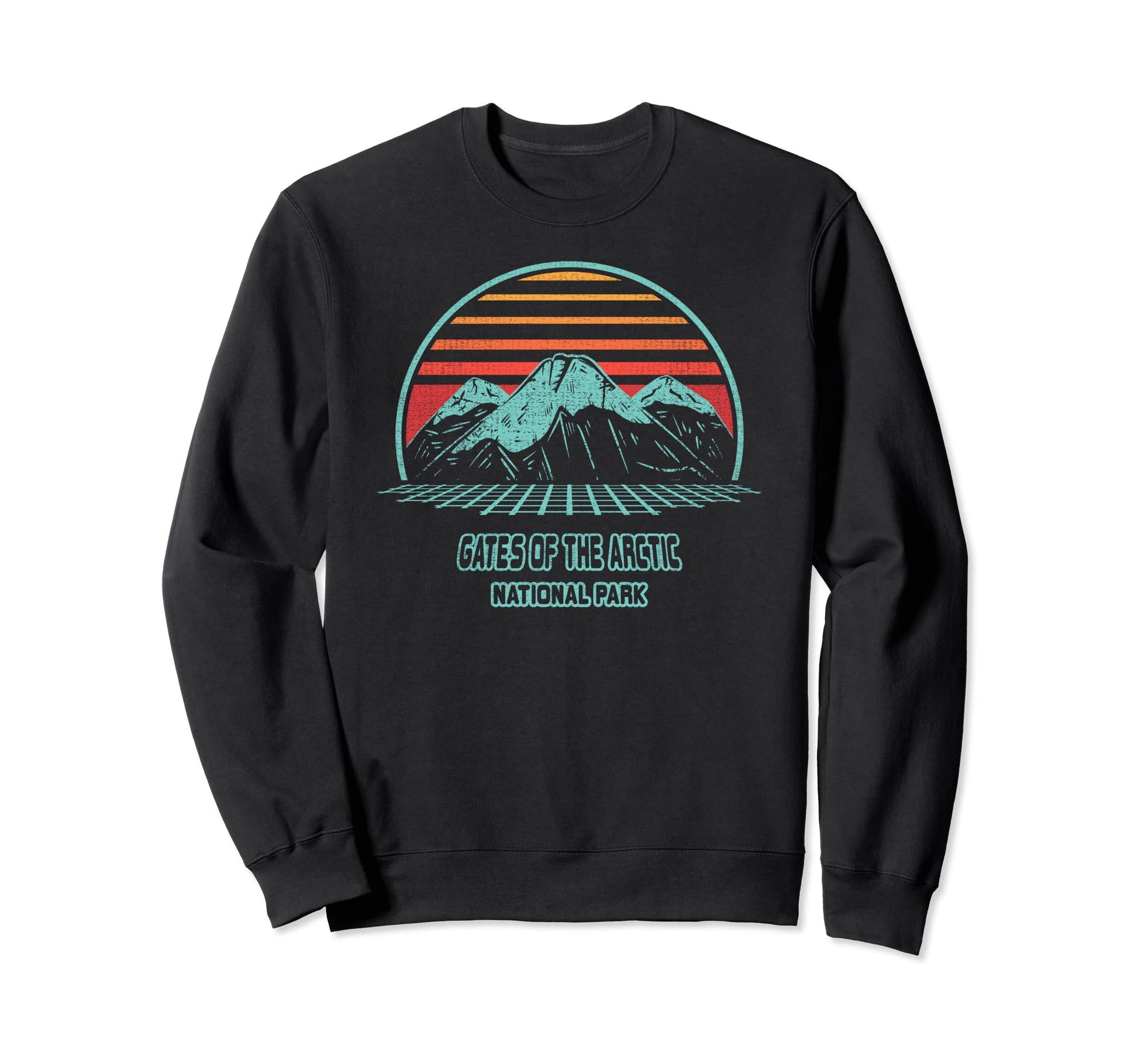 Gates Arctic National Park Hiking Sweatshirt - Aesthetic Graphic Men Women - T-Shirt, Sweatshirt, Hoodie