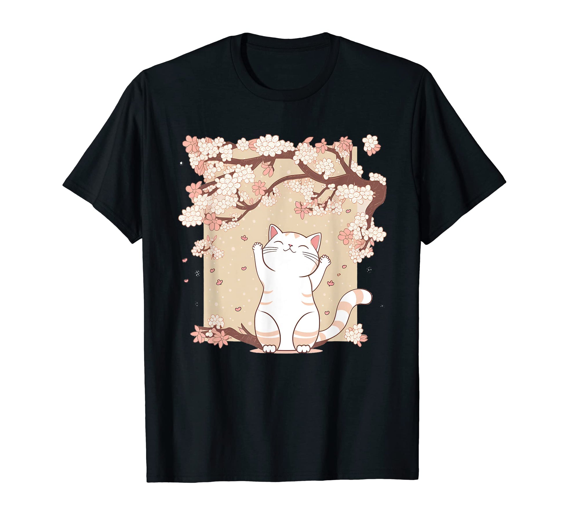 Cat Vaporwave Japanese Aesthetic T-Shirt - Casual Everyday Wear Unisex - T-Shirt, Sweatshirt, Hoodie