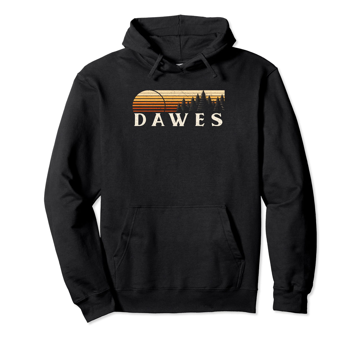 Dawes Wv Evergreen Sunset Eighties Hoodie - Novelty Apparel Men Women - T-Shirt, Sweatshirt, Hoodie