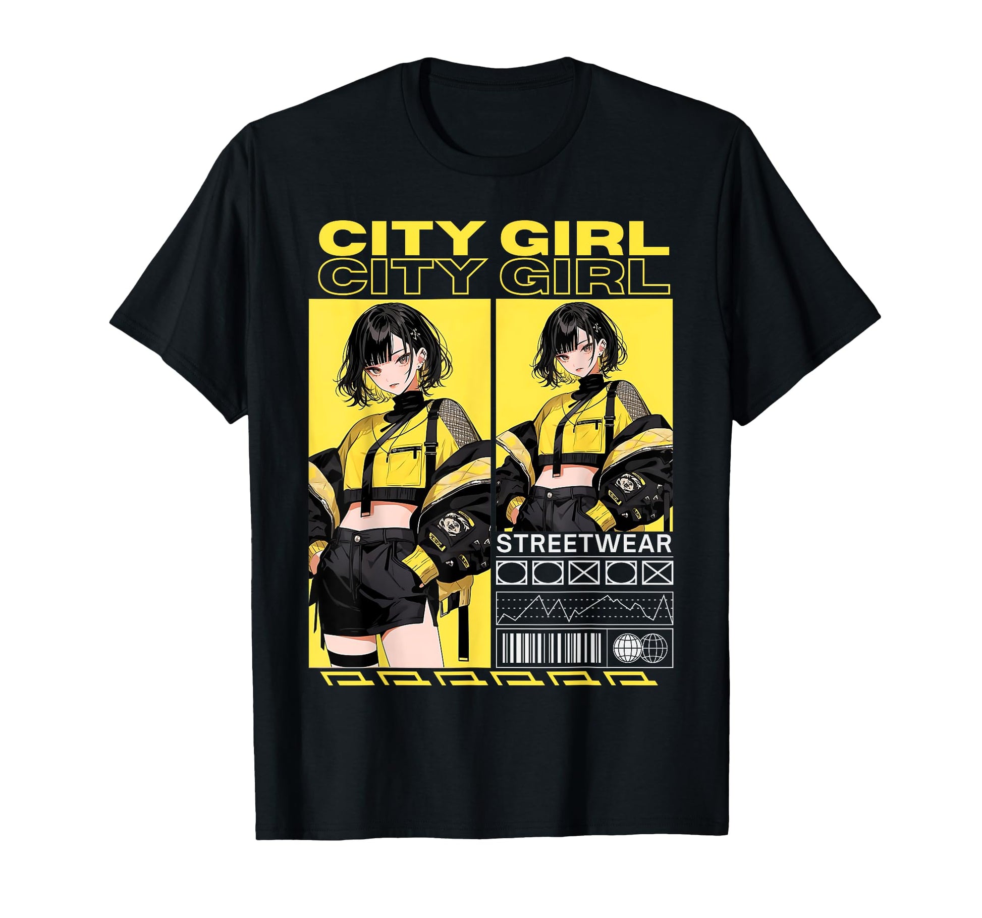 Anime Manga Cyberpunk Japanese T-Shirt - Custom Art Print for Adults - T-Shirt, Sweatshirt, Hoodie