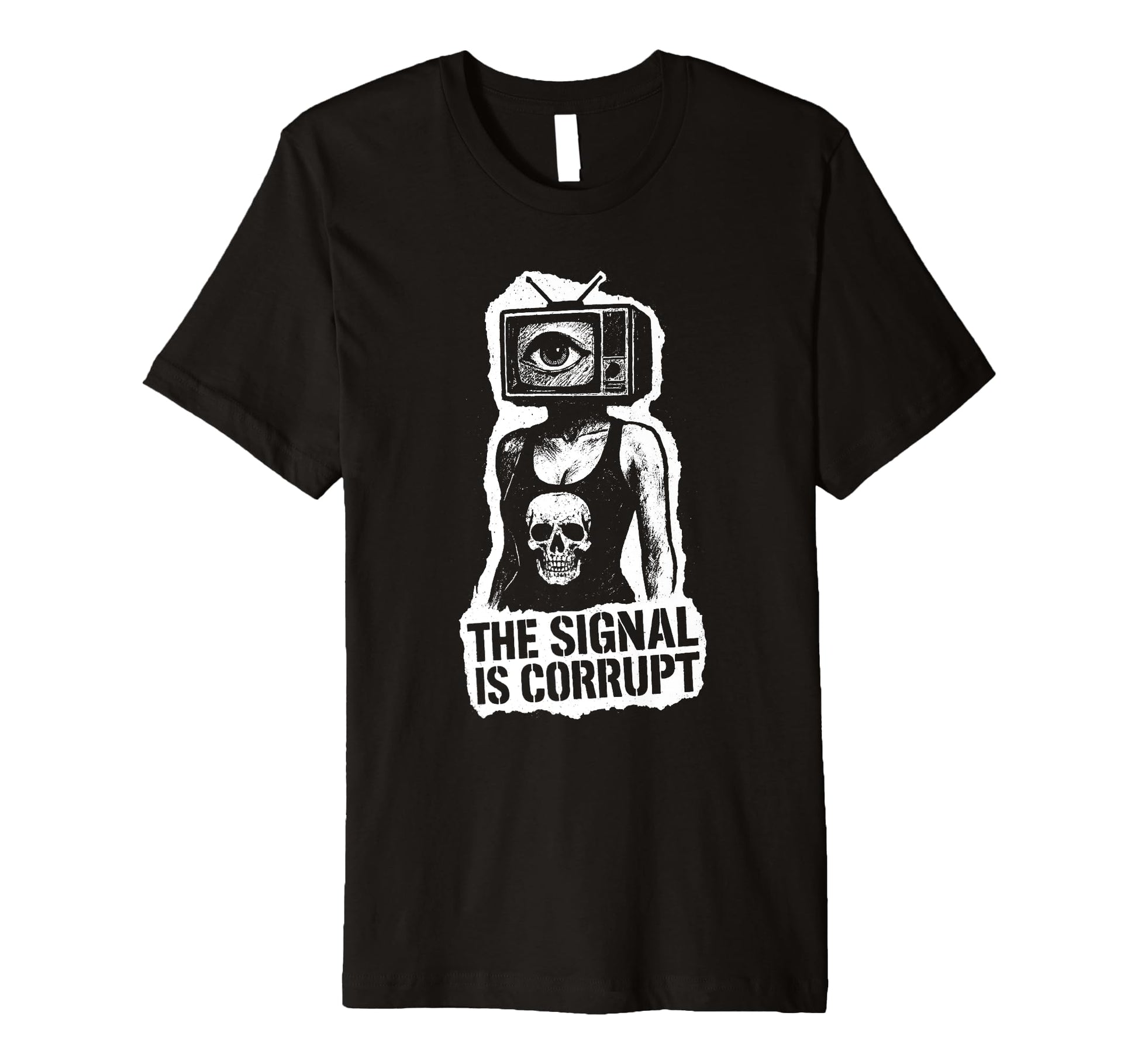 Punk Rock Skull 80S 90S Grunge Street Art T-Shirt - Unique Graphic Unisex - T-Shirt, Sweatshirt, Hoodie