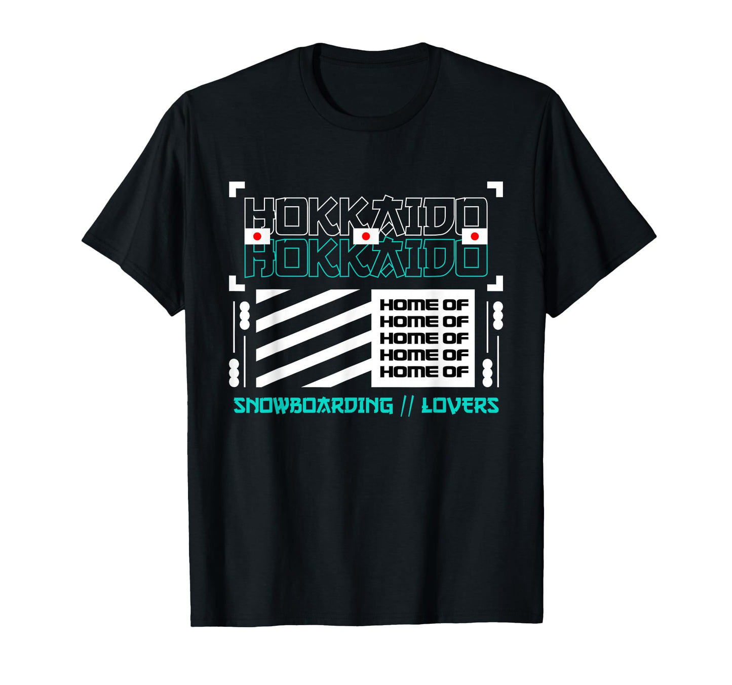 Hokkaido Snowboard Japan Anime T-Shirt - Minimalist Print for Adults - T-Shirt, Sweatshirt, Hoodie