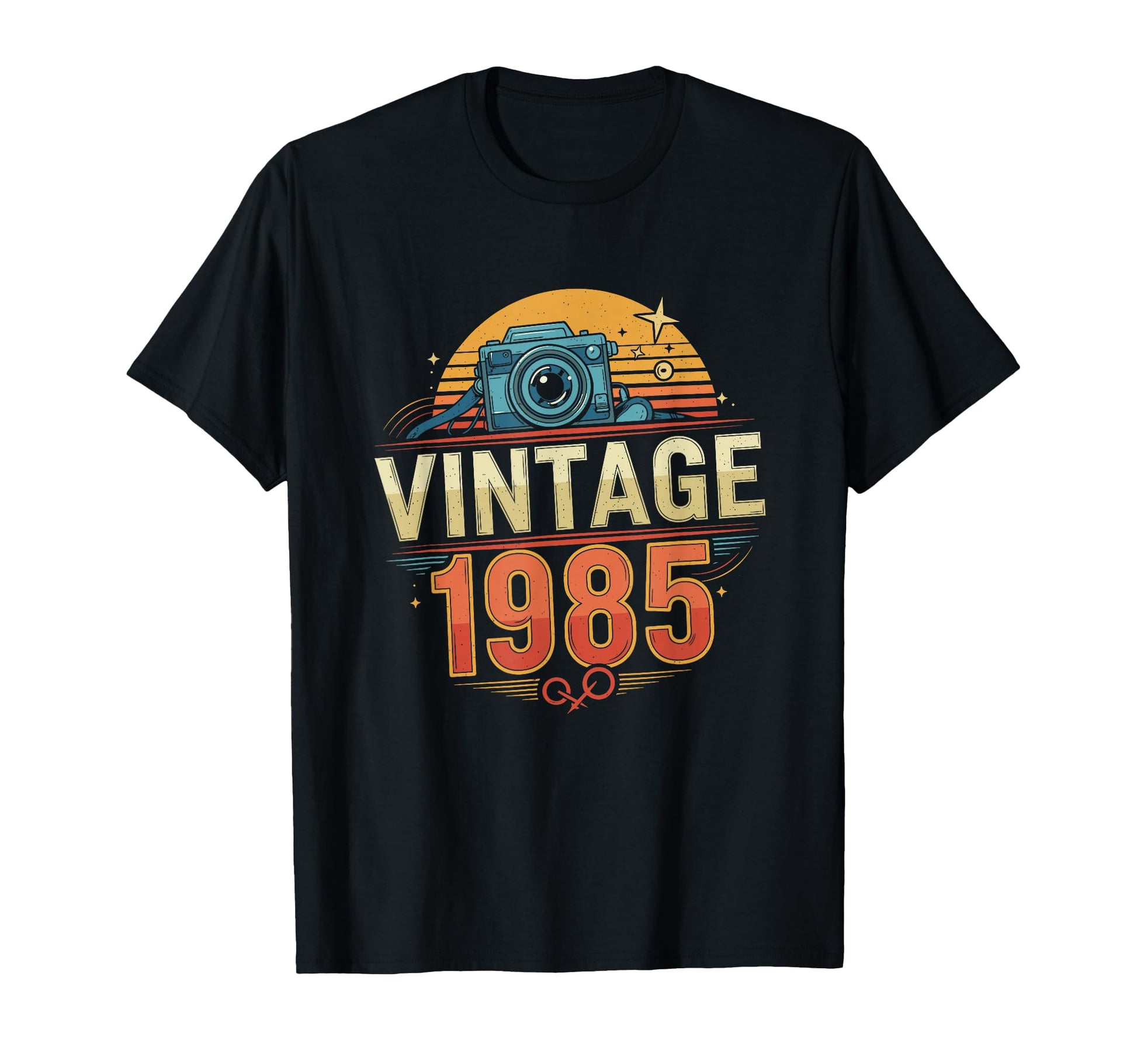 1985 Camera Nostalgia Photography T-Shirt - Trendy Graphic for Adults - T-Shirt, Sweatshirt, Hoodie