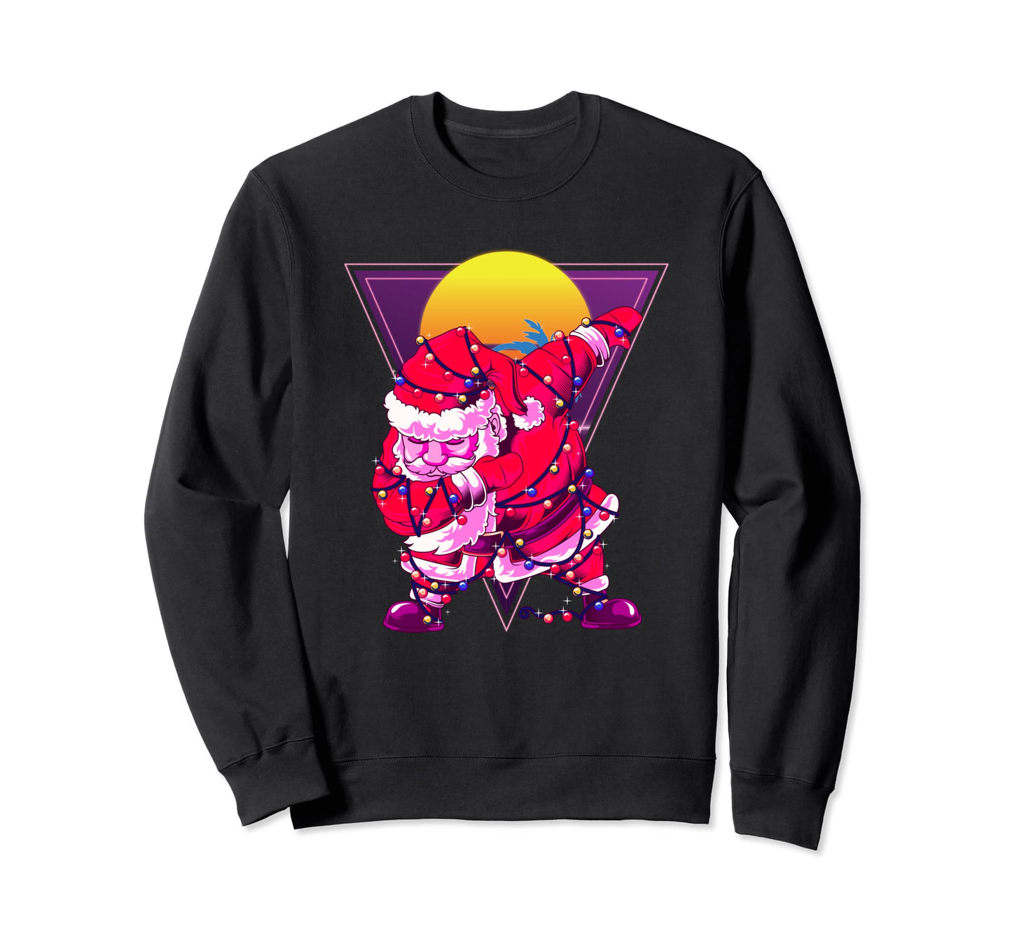 Vaporwave Aesthetic Lights Dabbing Sweatshirt - Streetwear Style Unisex - T-Shirt, Sweatshirt, Hoodie