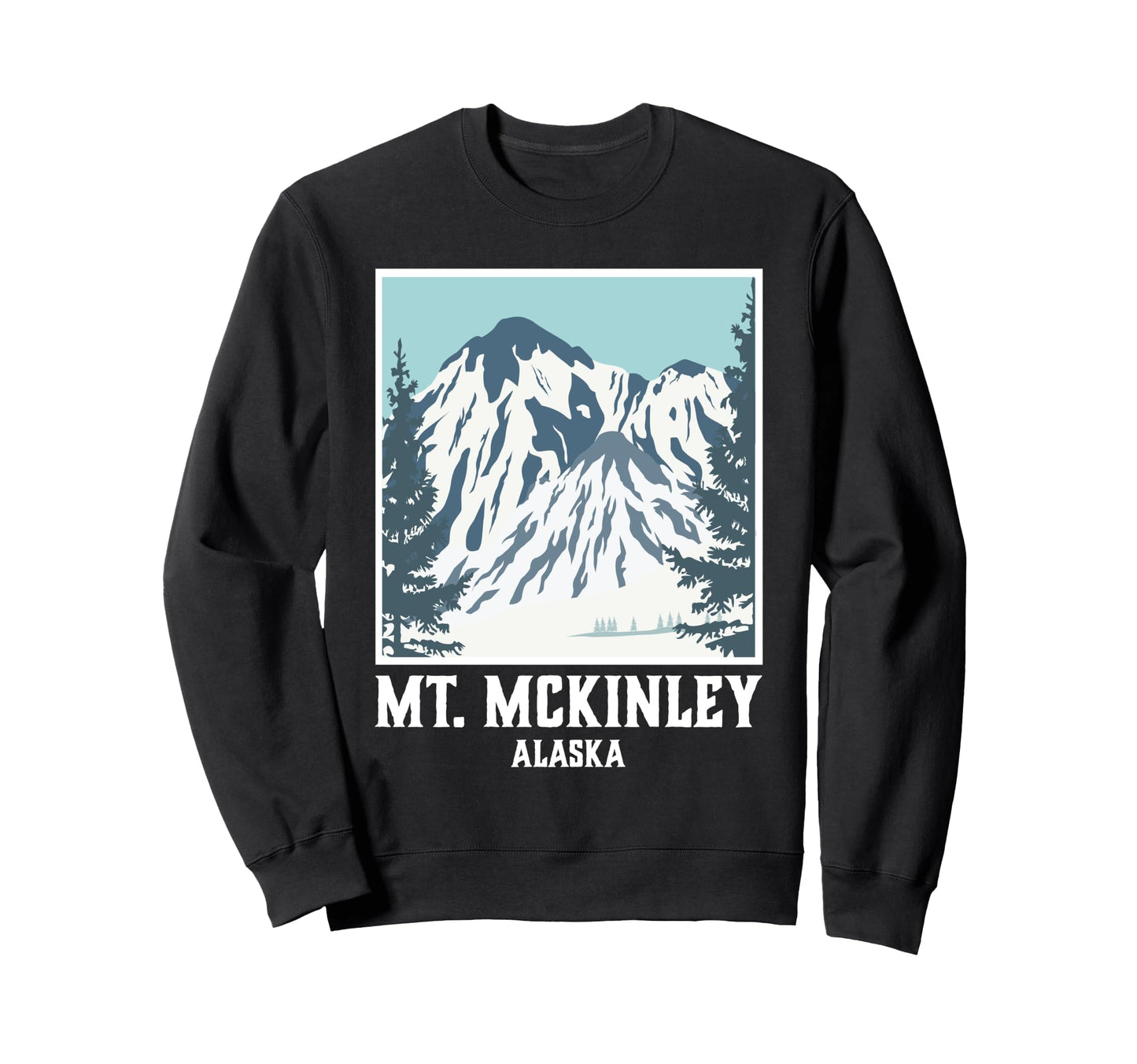 Mount Mckinley National Park Sweatshirt - Minimalist Print for Adults - T-Shirt, Sweatshirt, Hoodie