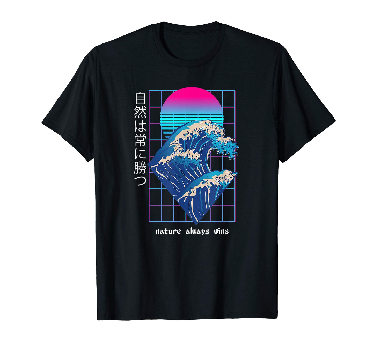 Big Wave Kanagawa Japanese Aesthetic T-Shirt - Fun Novelty Design Unisex - T-Shirt, Sweatshirt, Hoodie