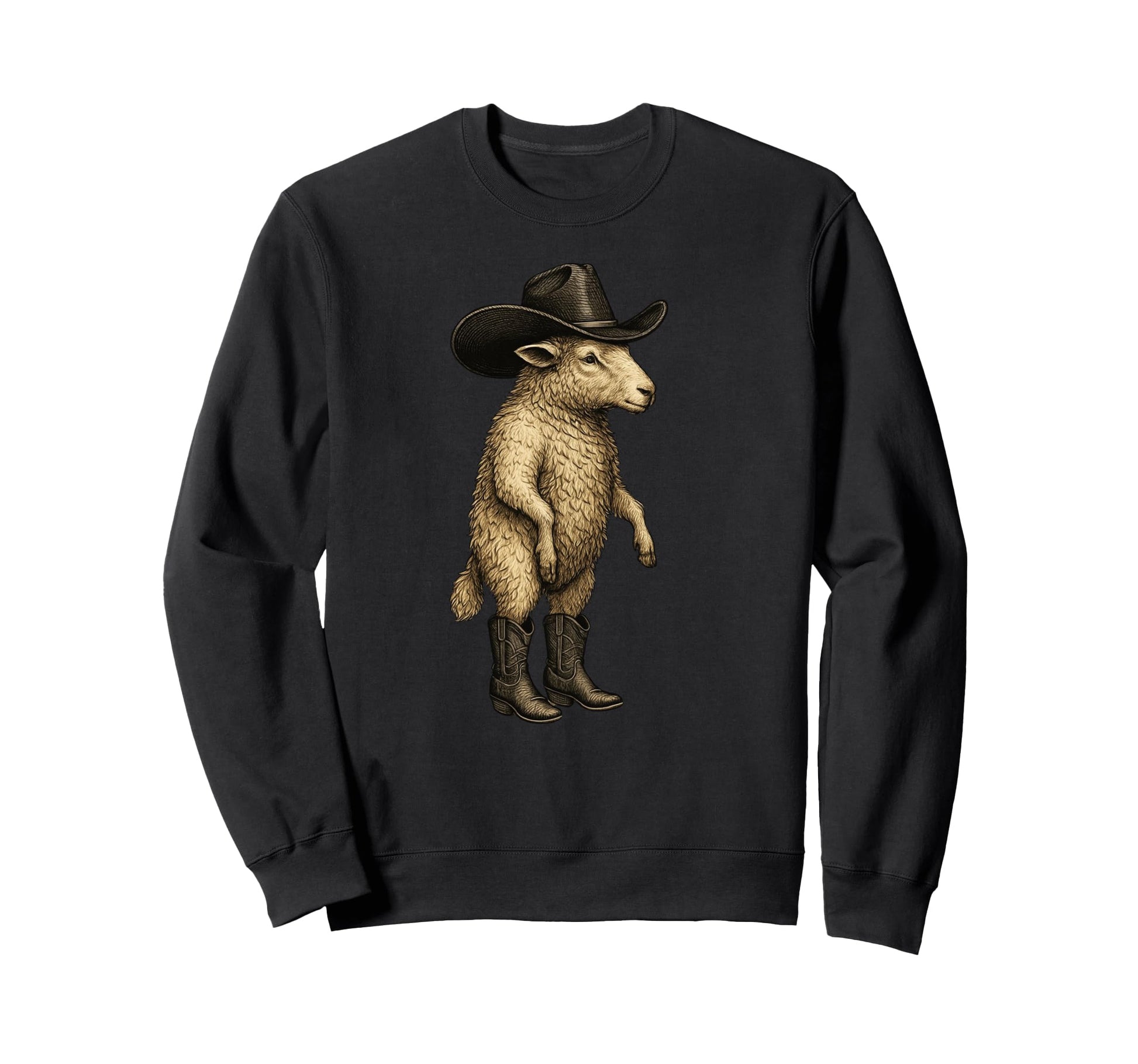 Sheep Cowboy Cowgirl Square Dance Sweatshirt - Streetwear Style for Adults - T-Shirt, Sweatshirt, Hoodie