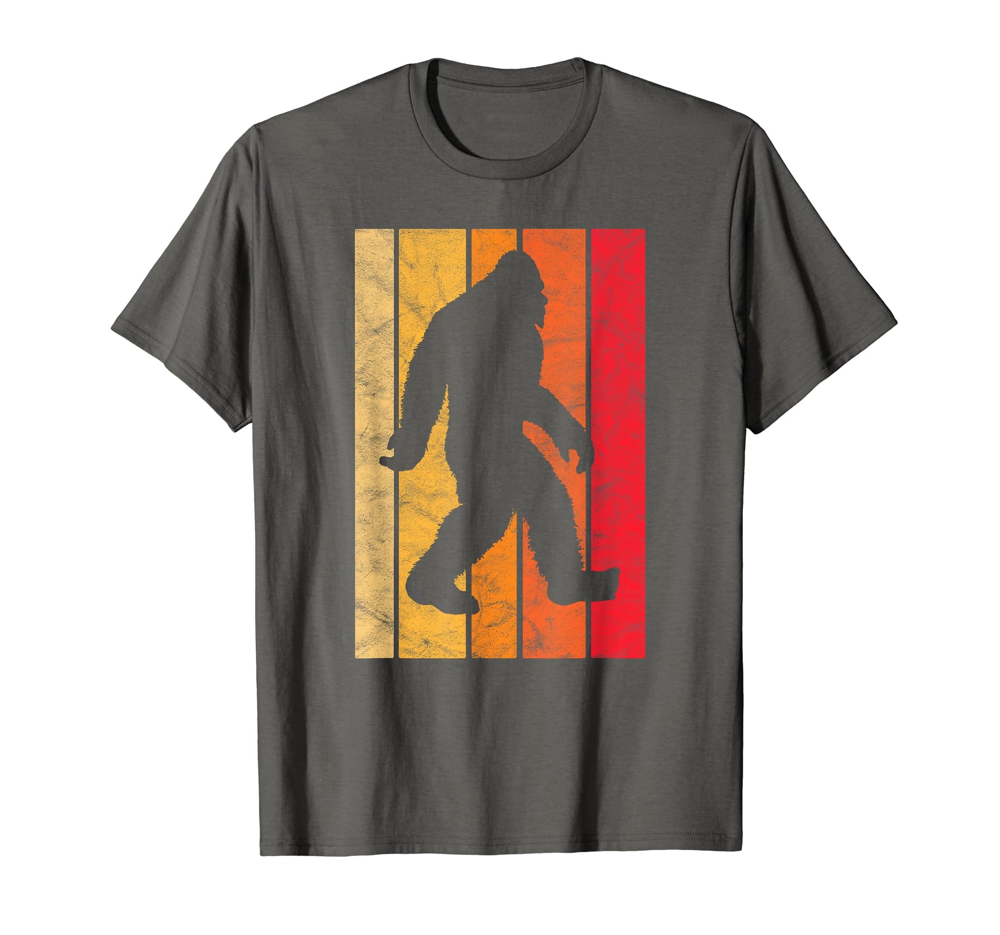 Bigfoot 80S Rainbow Eighties T-Shirt - Custom Art Print Men Women - T-Shirt, Sweatshirt, Hoodie