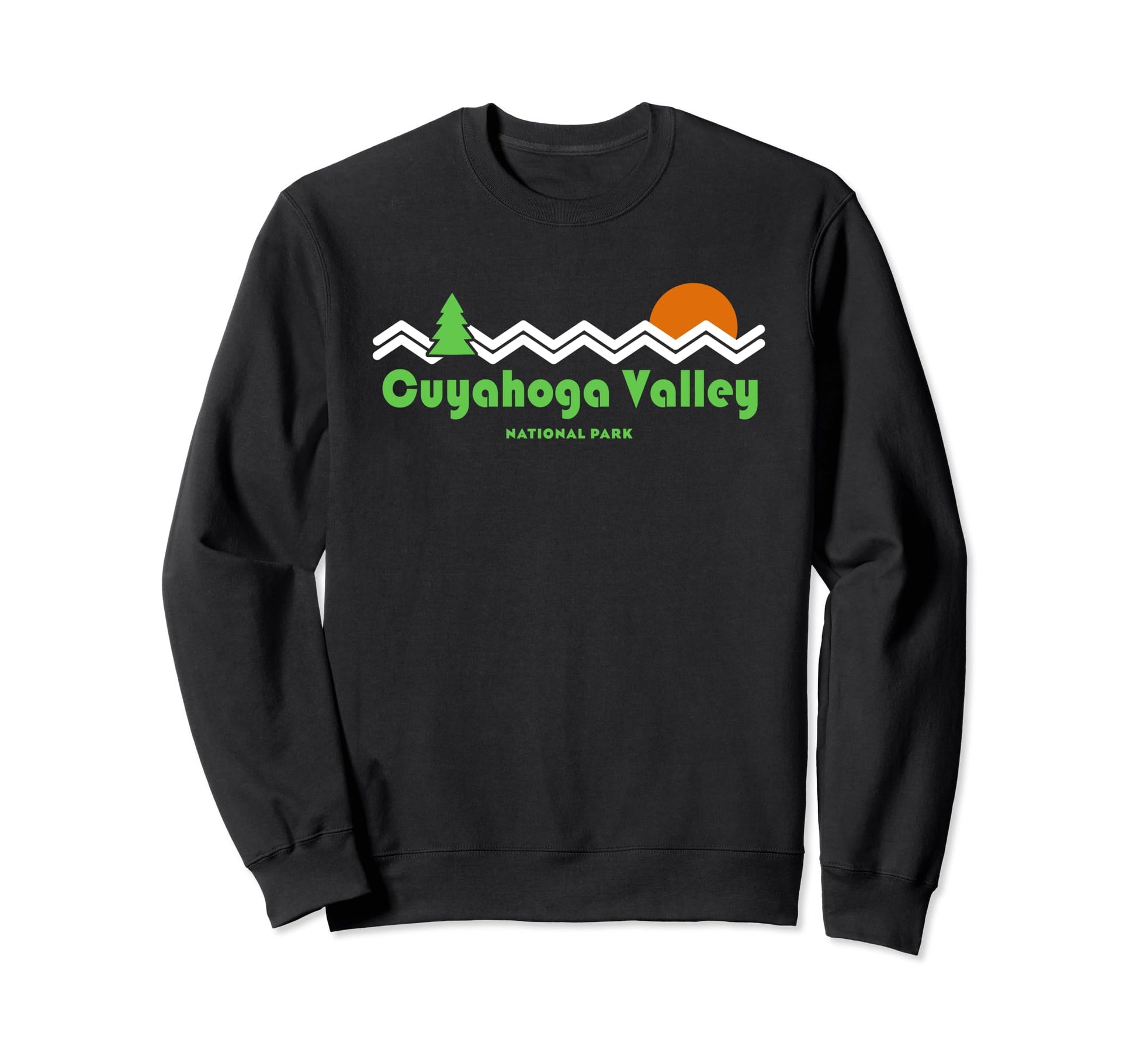 Esskay Designs Cuyahoga Valley Sweatshirt - Graphic Print for Adults - T-Shirt, Sweatshirt, Hoodie