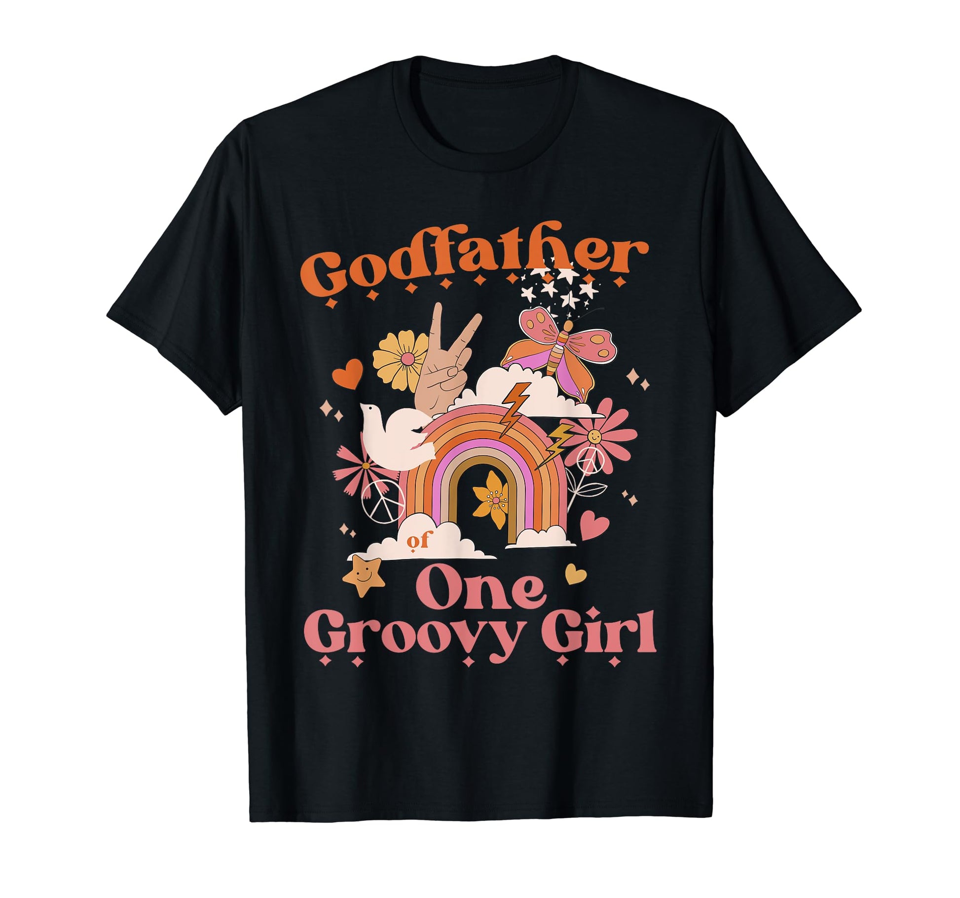 Godfather One Groovy Boho Hippie T-Shirt - Aesthetic Graphic Unisex - T-Shirt, Sweatshirt, Hoodie
