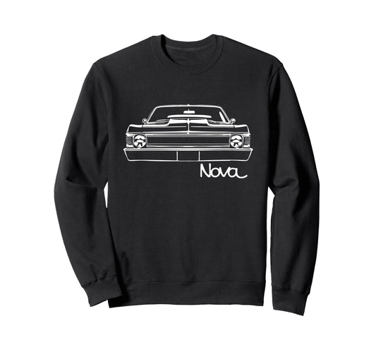 1970 70 Nova Ss Front Grill Sweatshirt - Custom Art Print for Adults - T-Shirt, Sweatshirt, Hoodie