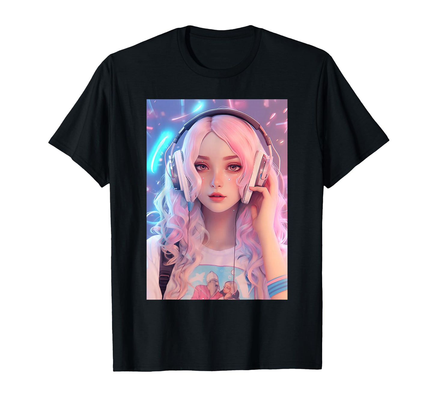 Anime Lofi Vaporwave Egirl Aesthetic T-Shirt - Casual Everyday Wear Unisex - T-Shirt, Sweatshirt, Hoodie