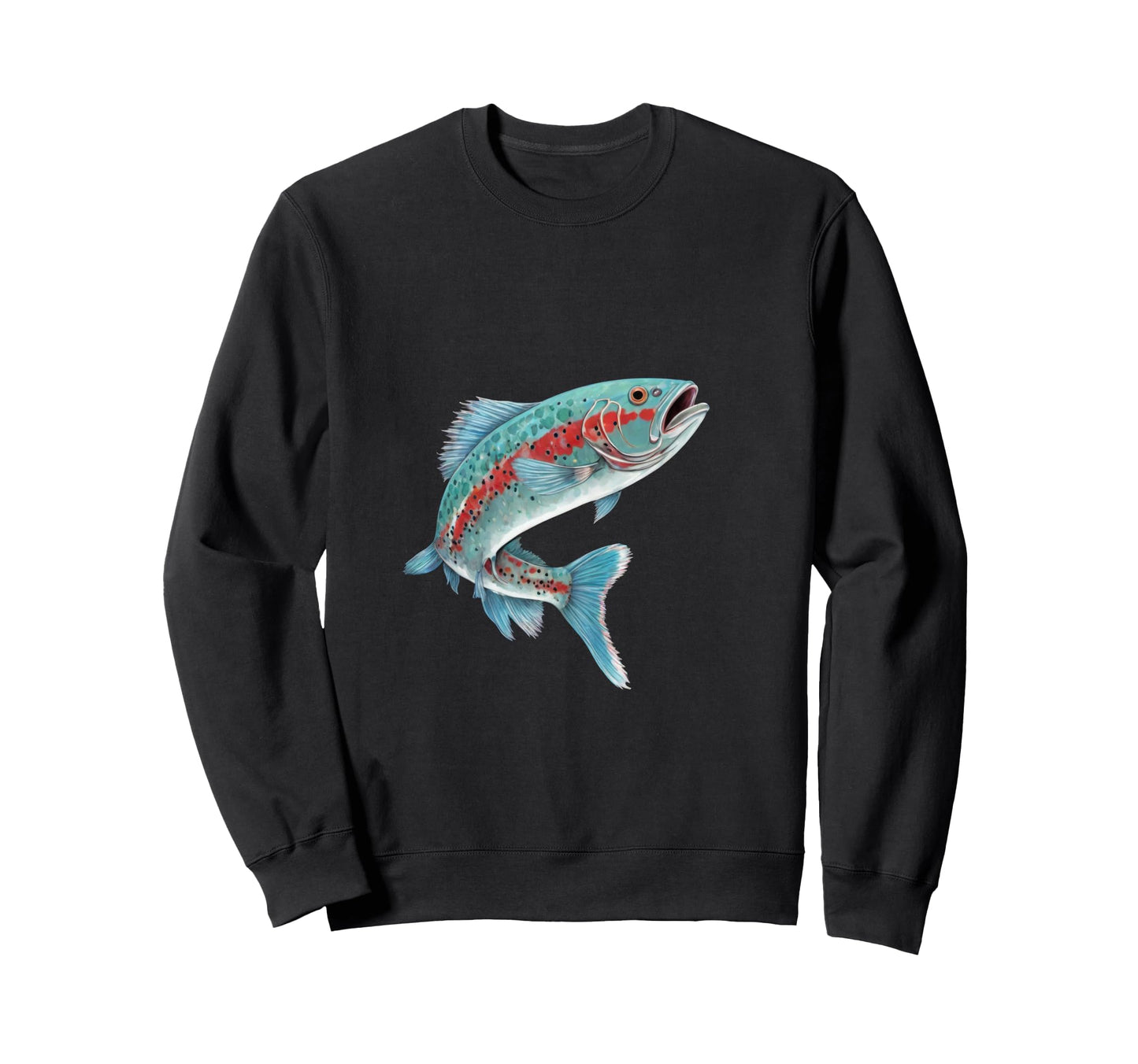 Rainbow Trout Fishing Sweatshirt - Novelty Apparel Men Women - T-Shirt, Sweatshirt, Hoodie